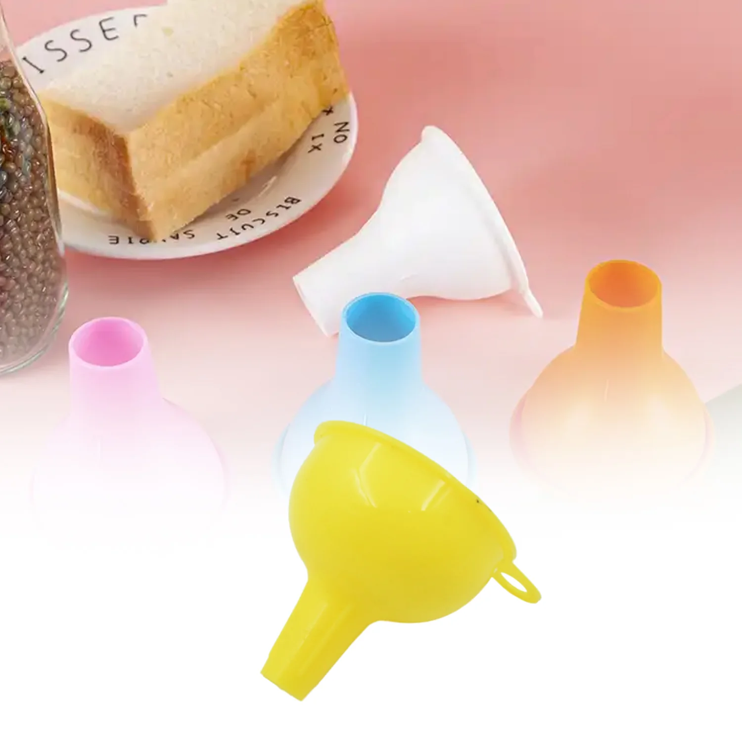 Food-Grade Silicone Funnel: Safe & Easy Transfer for Liquids & Grains (1 Pc) - Image 6