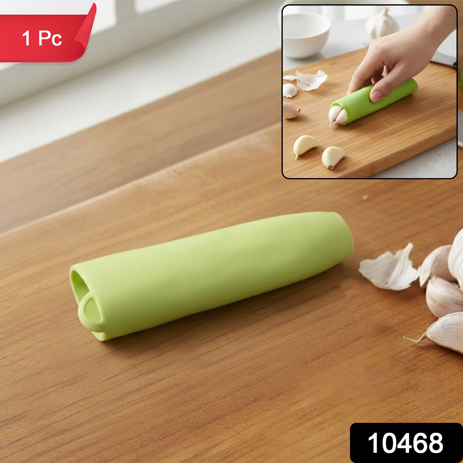 Silicone Garlic Peeler Tube Easy Hand Roller Peeling Tool (1 Pc) - Image 2