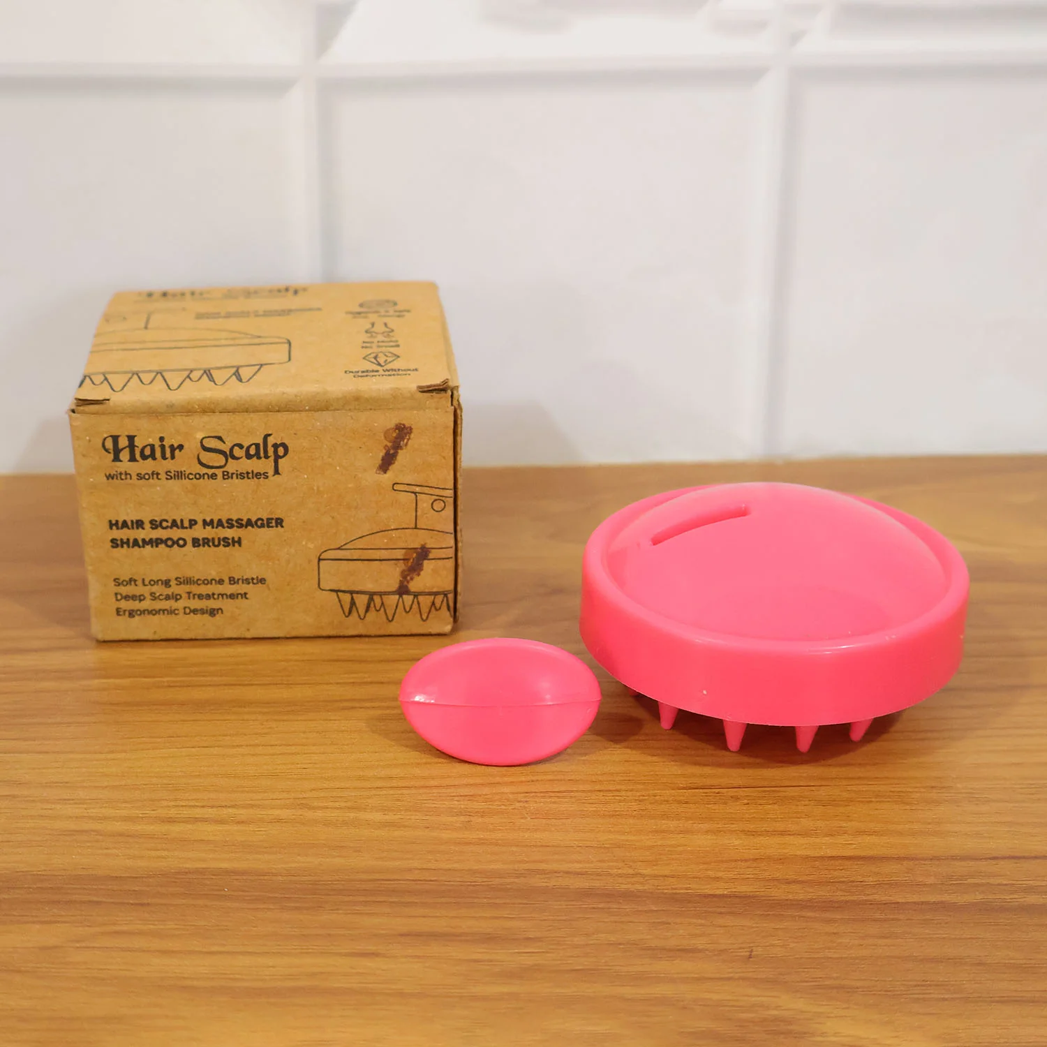 Silicone Hair Scalp Massager Shampoo Brush (1 Pc) - Image 9