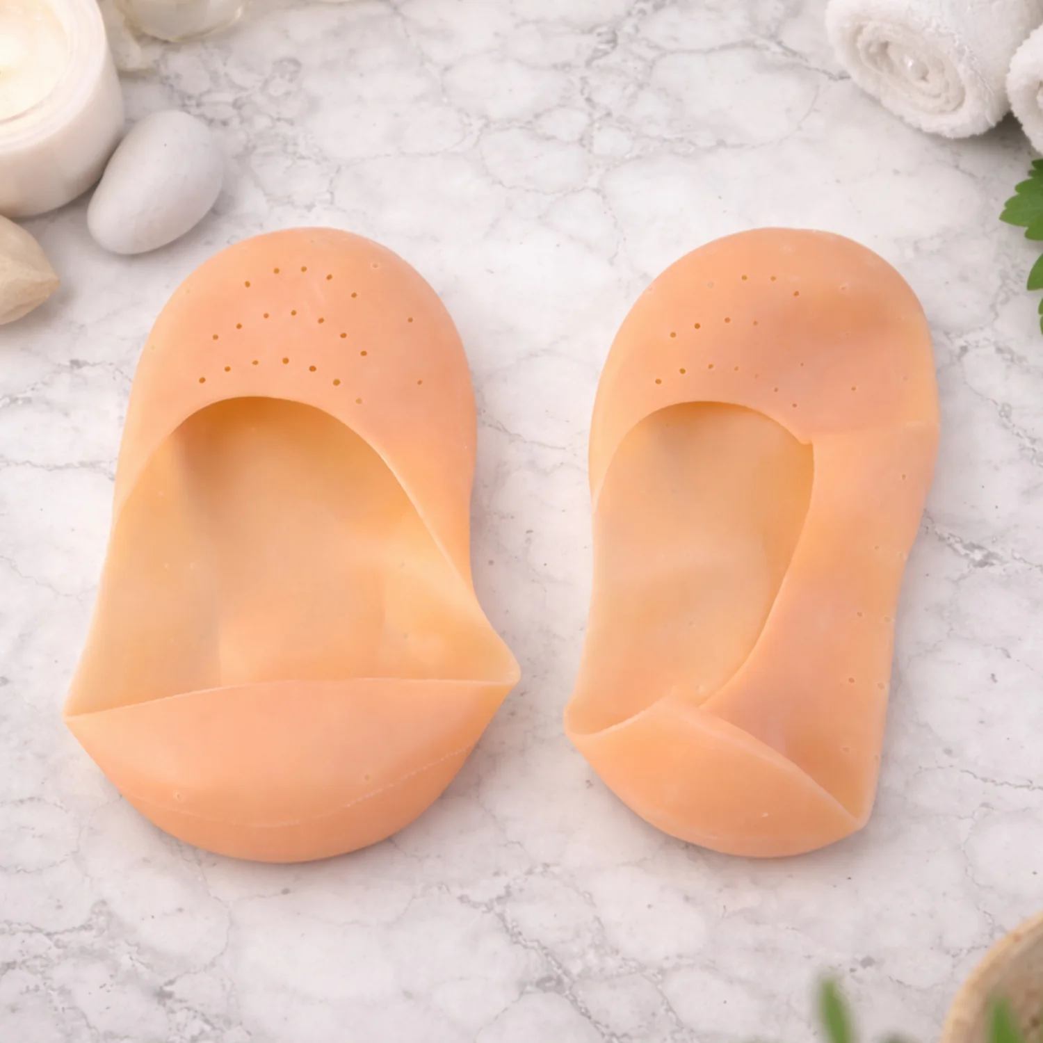Silicone Heel Protector Socks – Anti Crack Foot Care Socks (1 Pair) - Image 4