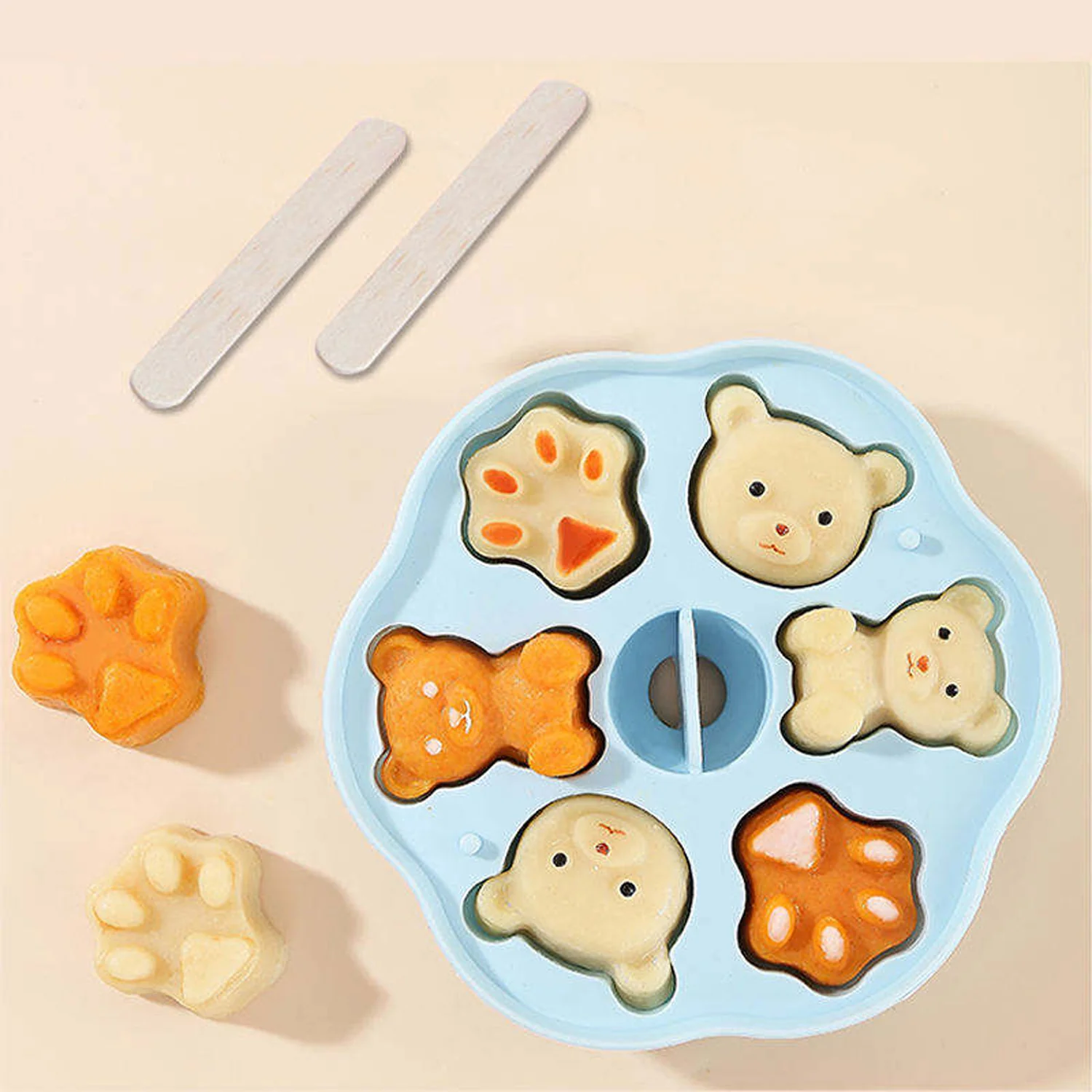 Silicone Kids Cartoon Shape Chocolate, Jelly & Candy Mold (1 Pc) - Image 3