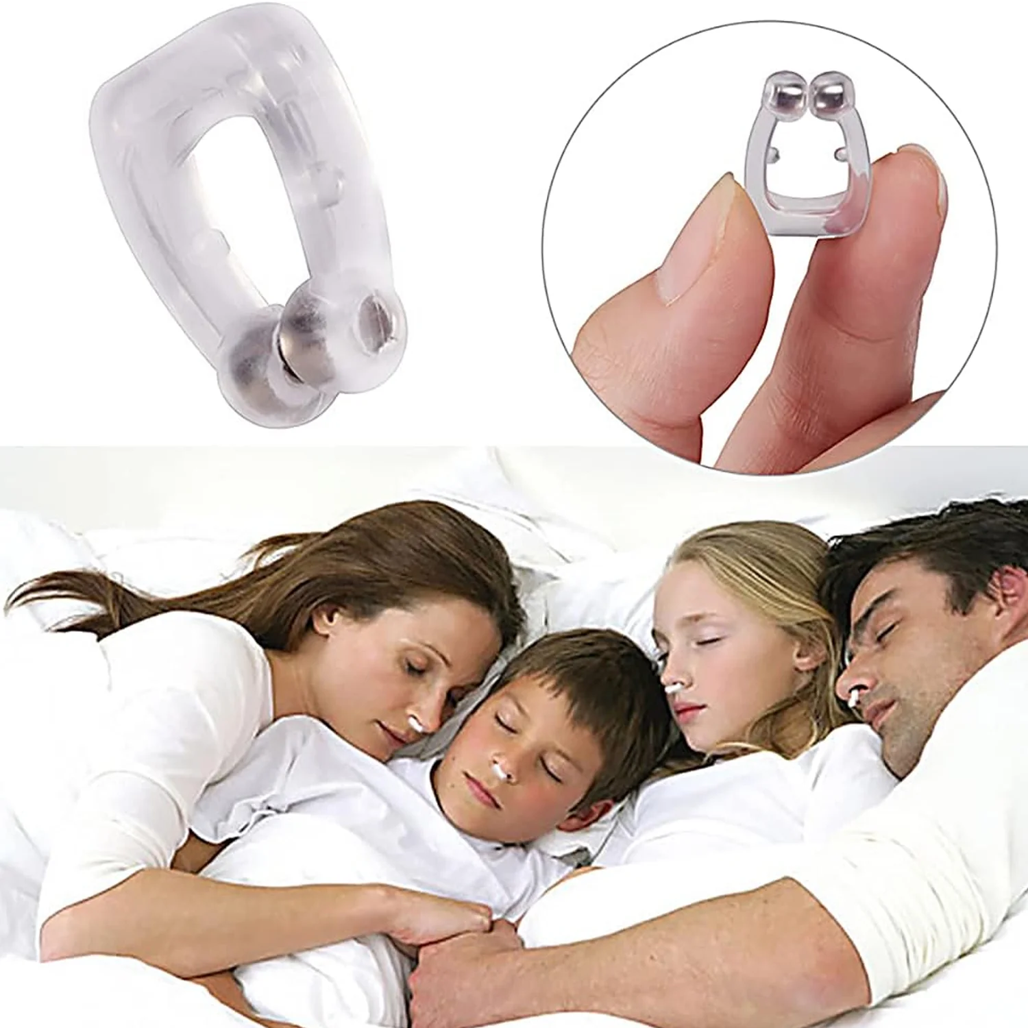 Anti-Snore Nose Clip (Silicone, 1 Pc) - Image 6