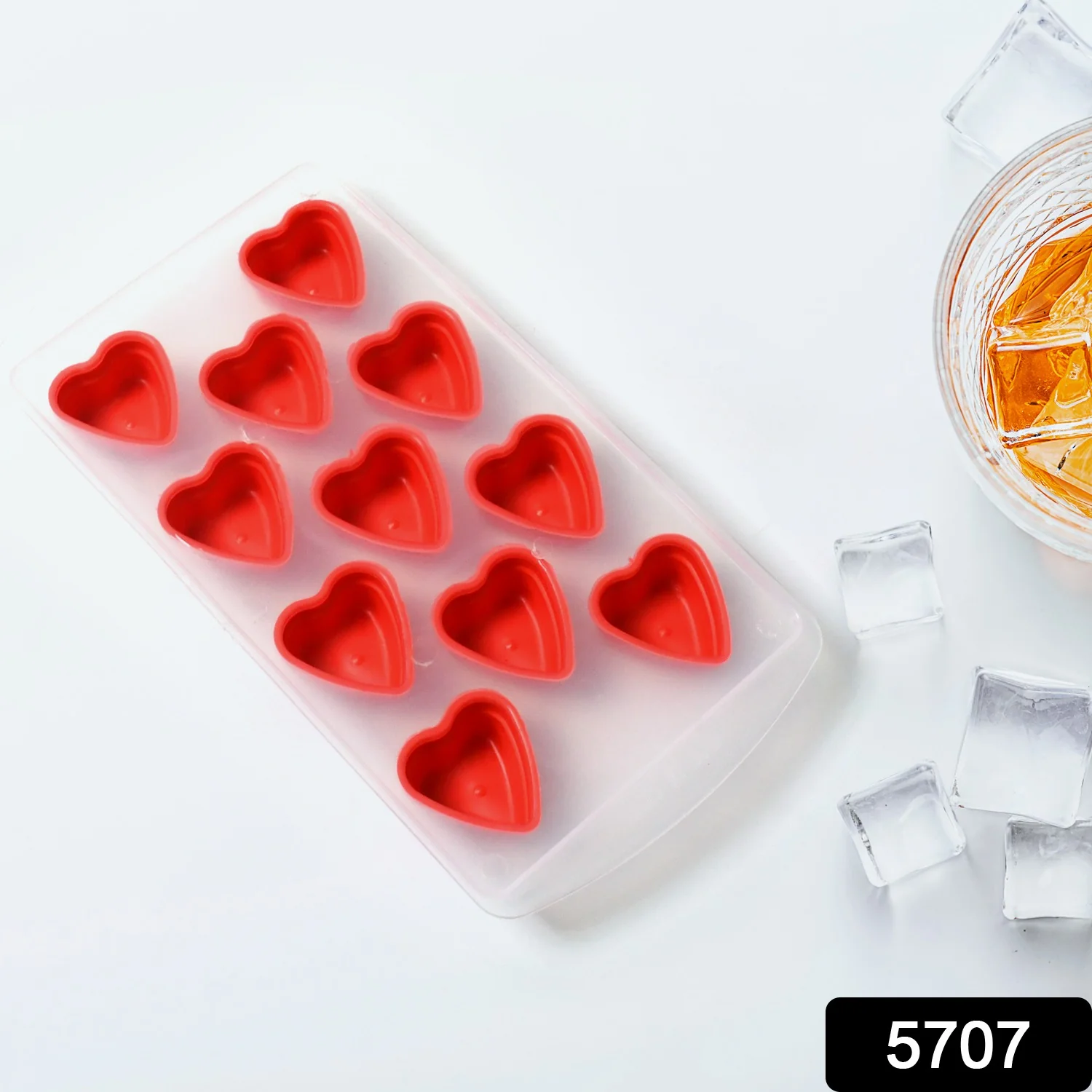 Silicone Mold Ice Cube Tray  (1 Pc) - Image 3