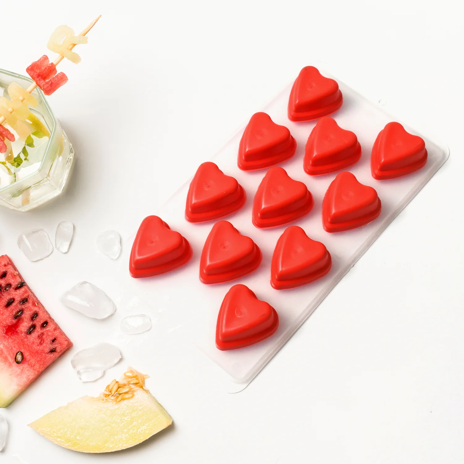 Silicone Mold Ice Cube Tray  (1 Pc) - Image 5