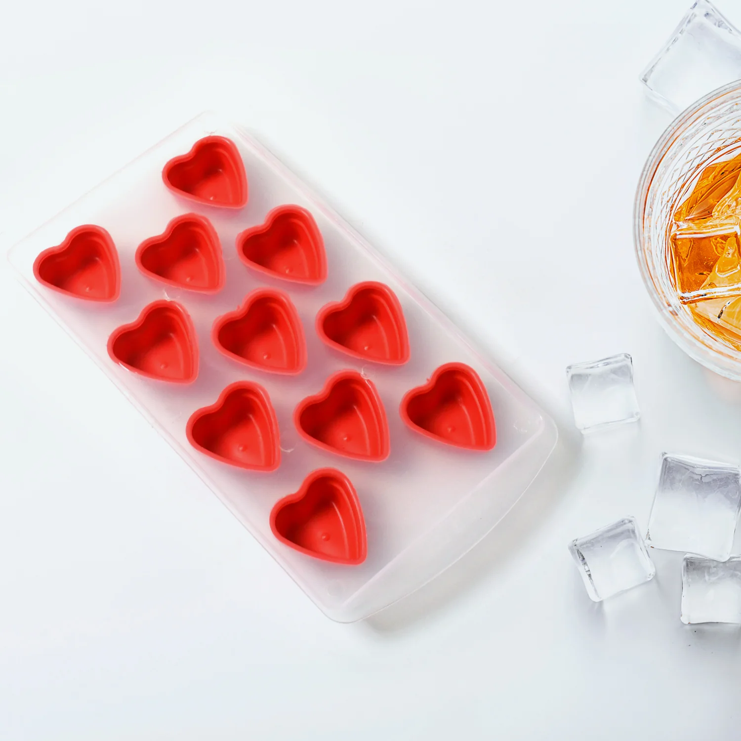 Silicone Mold Ice Cube Tray  (1 Pc) - Image 8