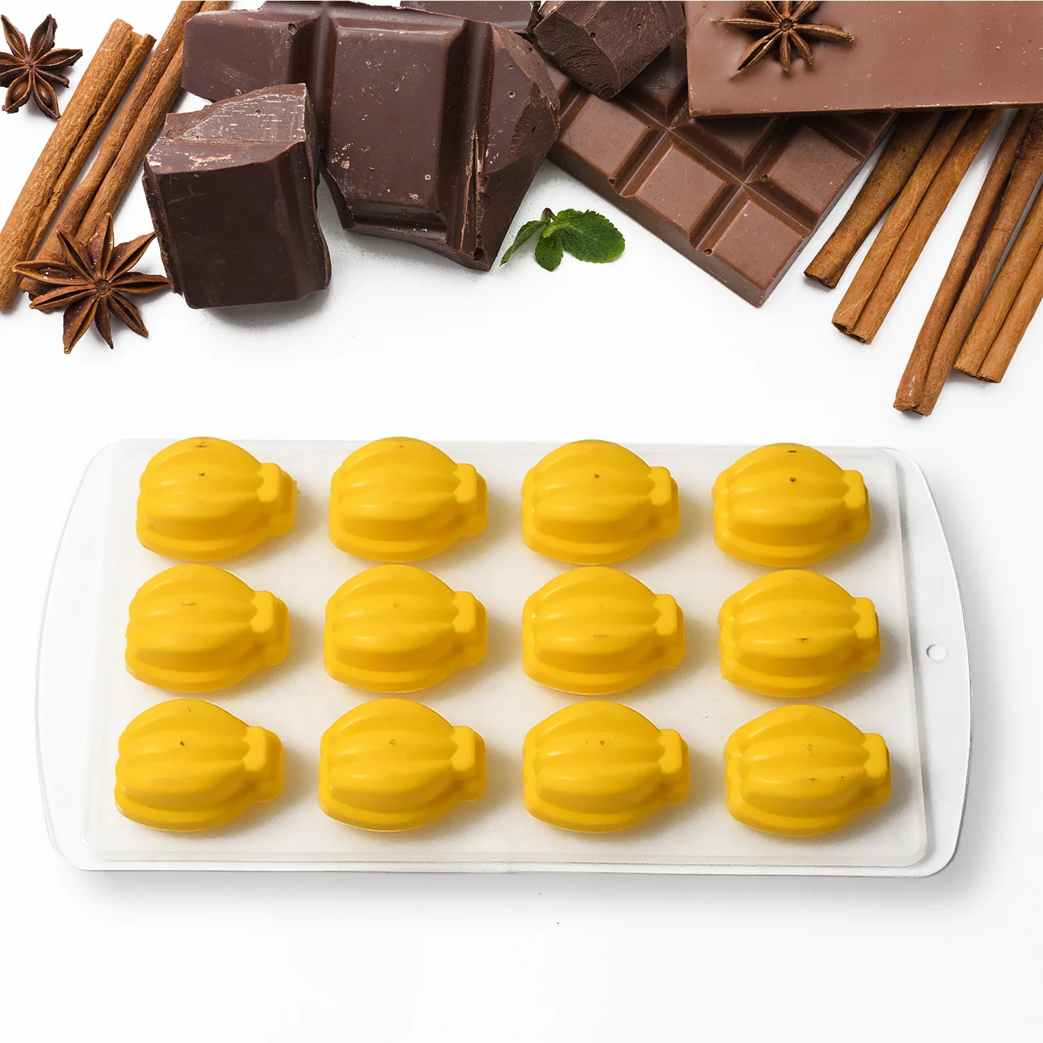 Silicone Fruit-Shaped Ice Cube Tray - Creative Multi-Design Freezer Mold (1 Pc) - Image 4