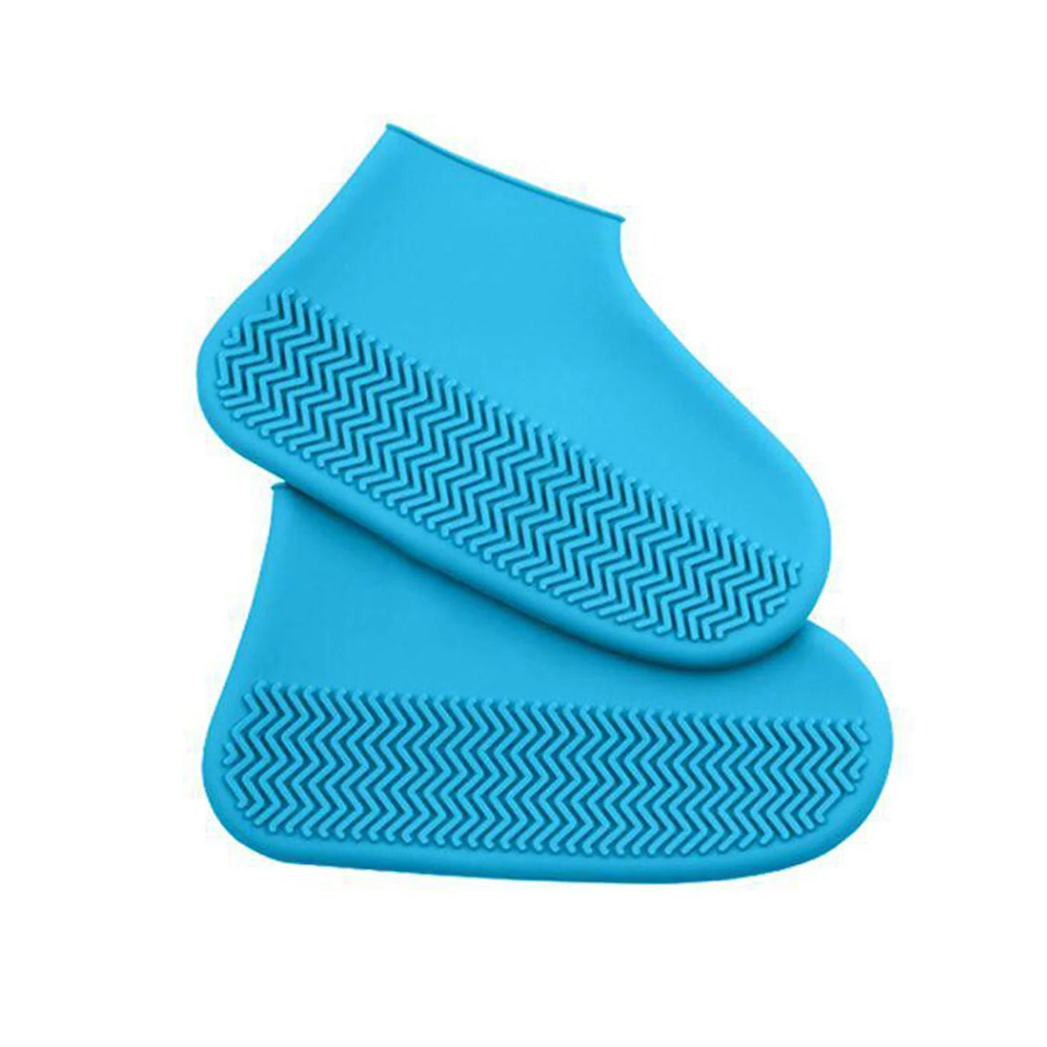 Non-Slip Silicone Rain Anti skid Waterproof Fordable Boot Shoe Cover (Mix Color) - Image 4
