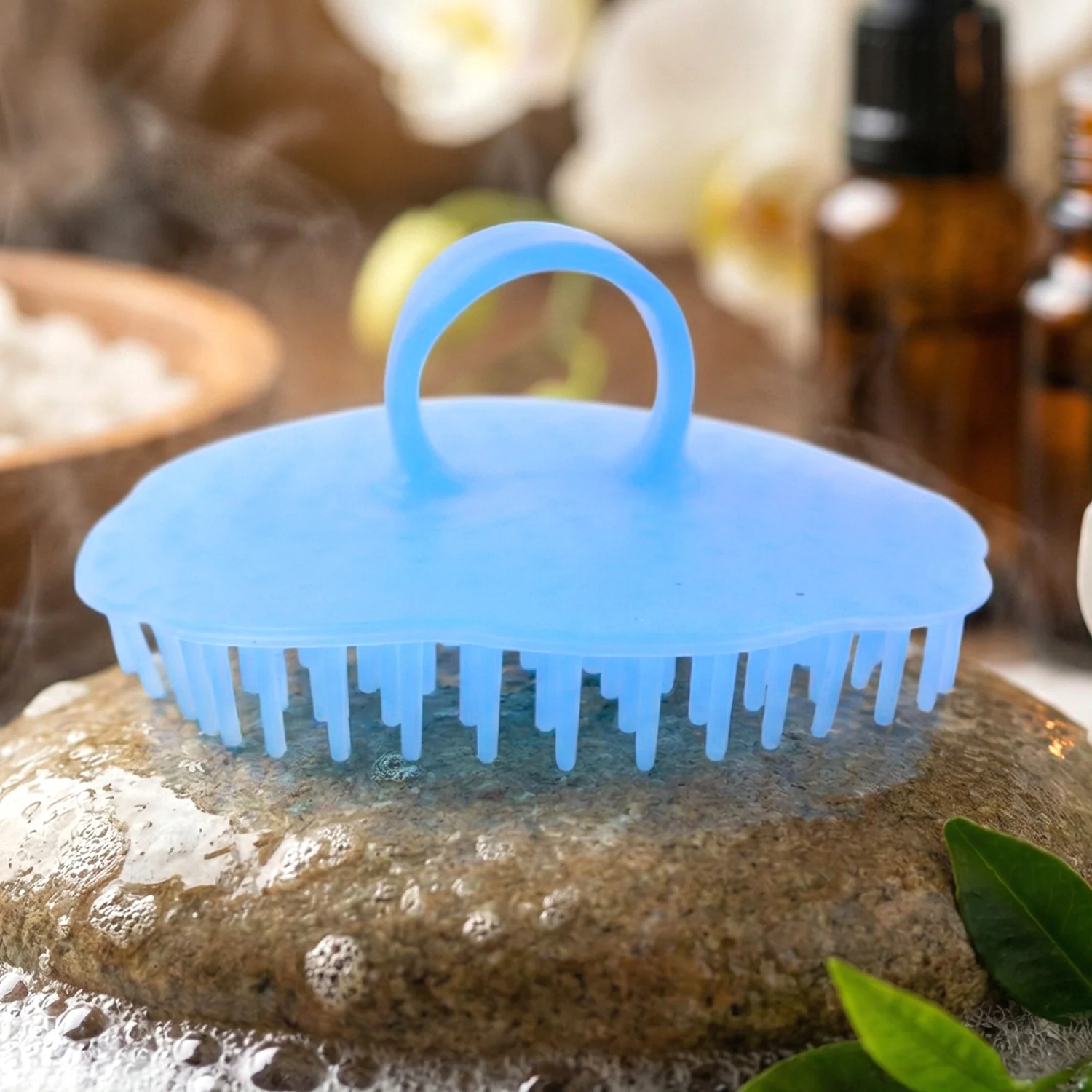 Silicone Scalp Massager Shampoo Brush (1 Pc) - Image 8
