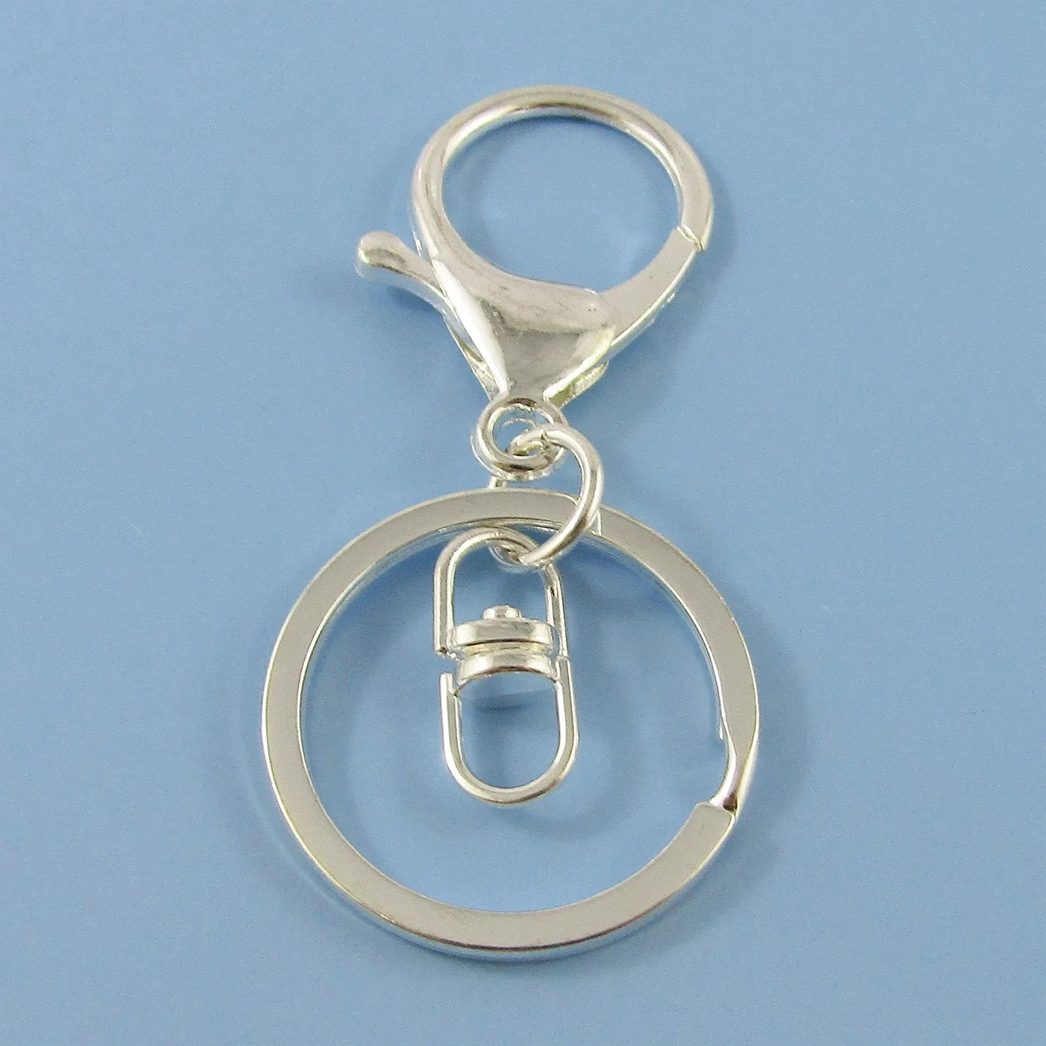 Silicone Wrist Strap Keychain with Metal Key Ring Hook (2 Pc) - Image 6