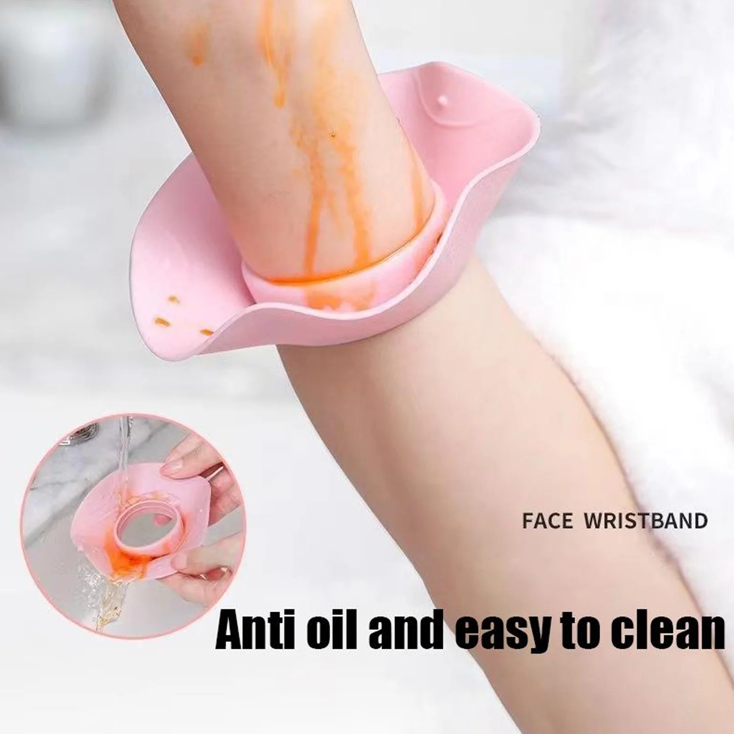 Silicone Wrist Water Stopper for Washing (2 Pc) - Image 4