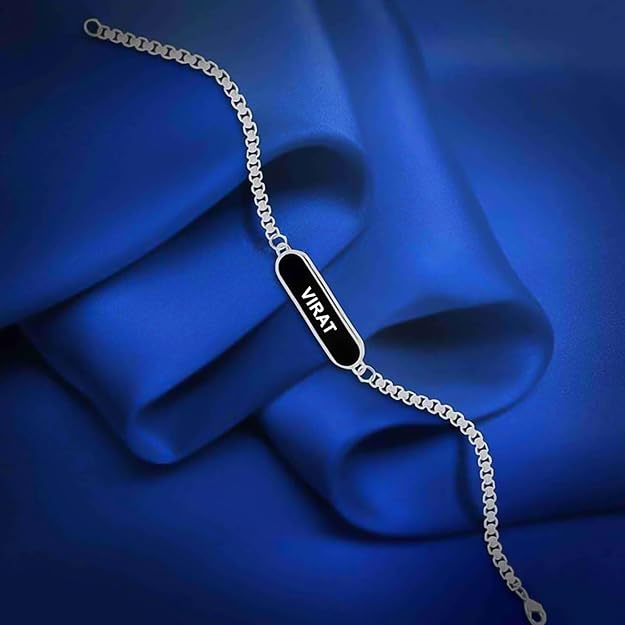 Silver Customize Bracelet, Gift Bracelet (1 Pc) - Image 6