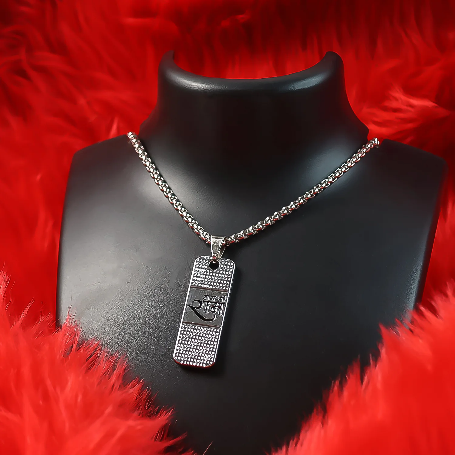 Silver Plated Ram Pendant With Chain For Men And Women 1 Pc - Image 4