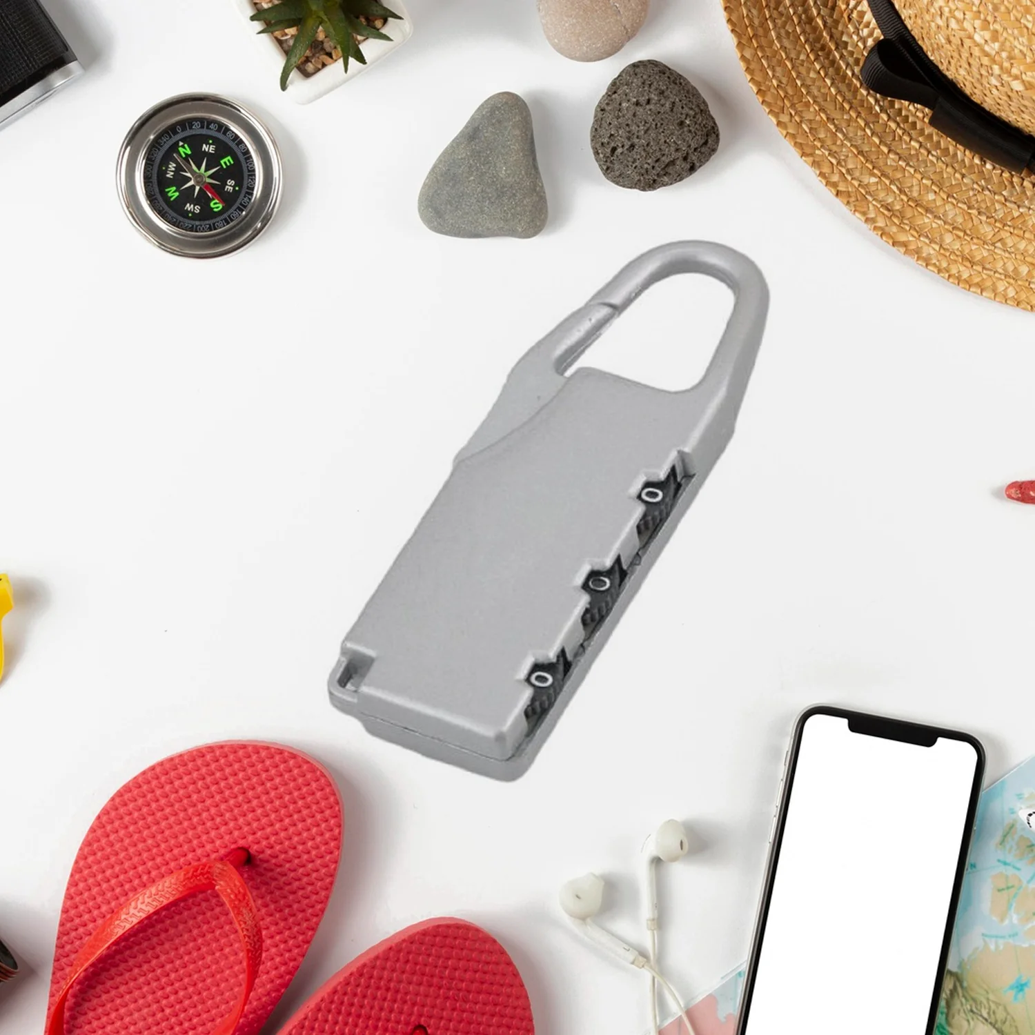 Motorcycle Bike Helmet Lock Portable 3 Digit Security Lock - Image 3