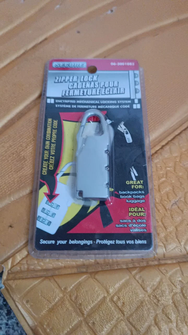 Motorcycle Bike Helmet Lock Portable 3 Digit Security Lock - Image 5