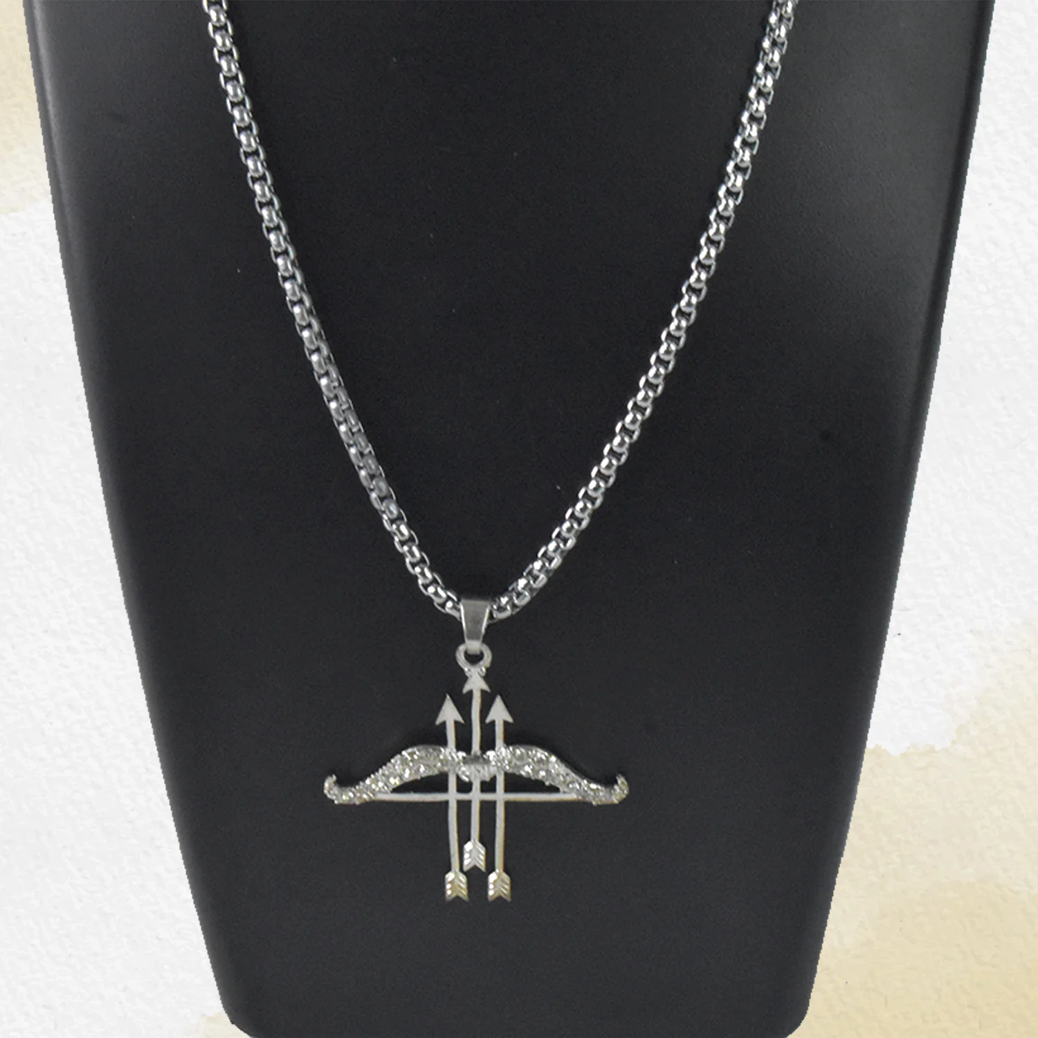 SilverLord Khatu Shyam Teen Baan Locket - Image 3