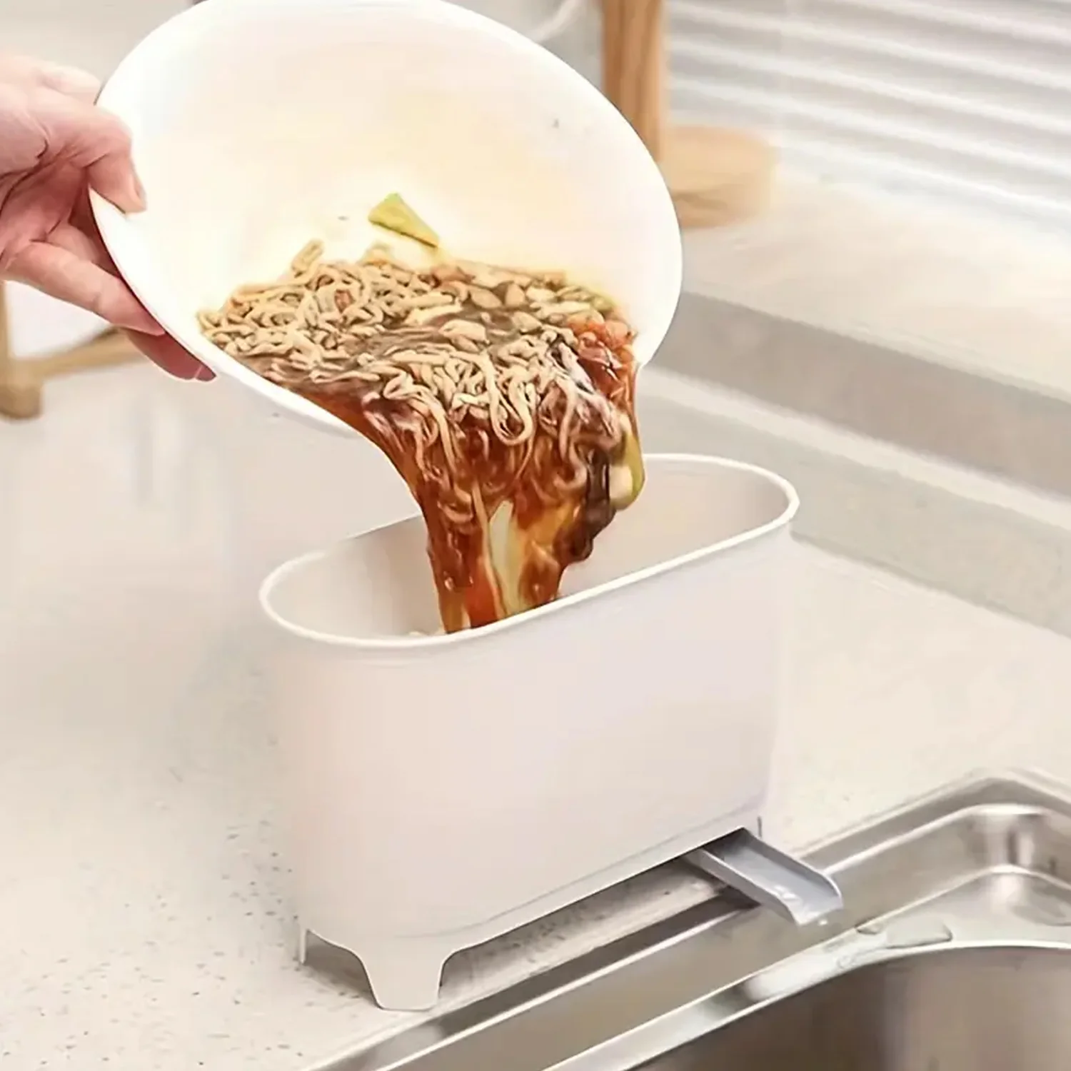 Sink Trash Can Strainer Multi Purpose Sink Kitchen (1 Pc) - Image 10
