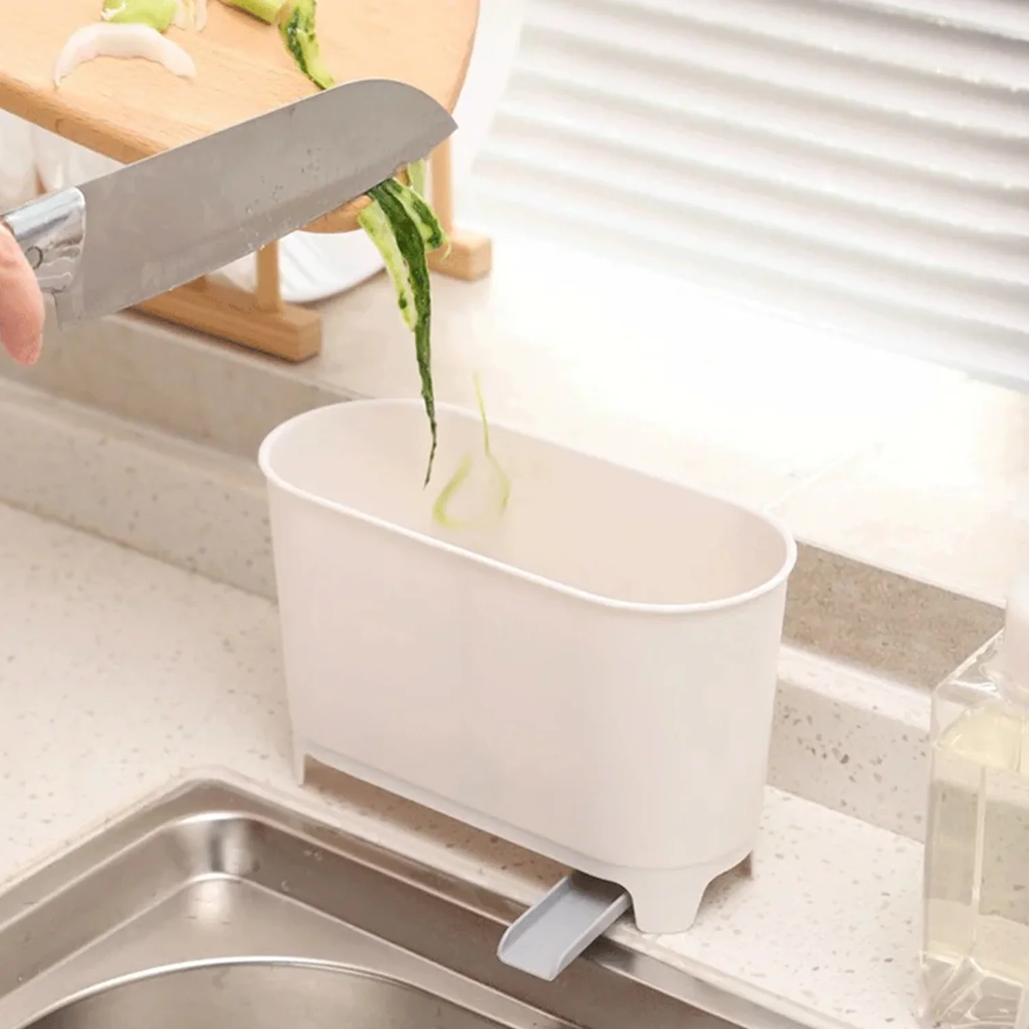 Sink Trash Can Strainer Multi Purpose Sink Kitchen (1 Pc) - Image 6
