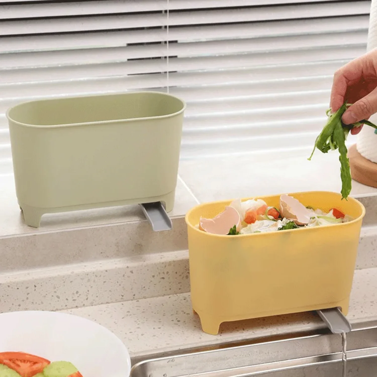 Sink Trash Can Strainer Multi Purpose Sink Kitchen (1 Pc) - Image 7