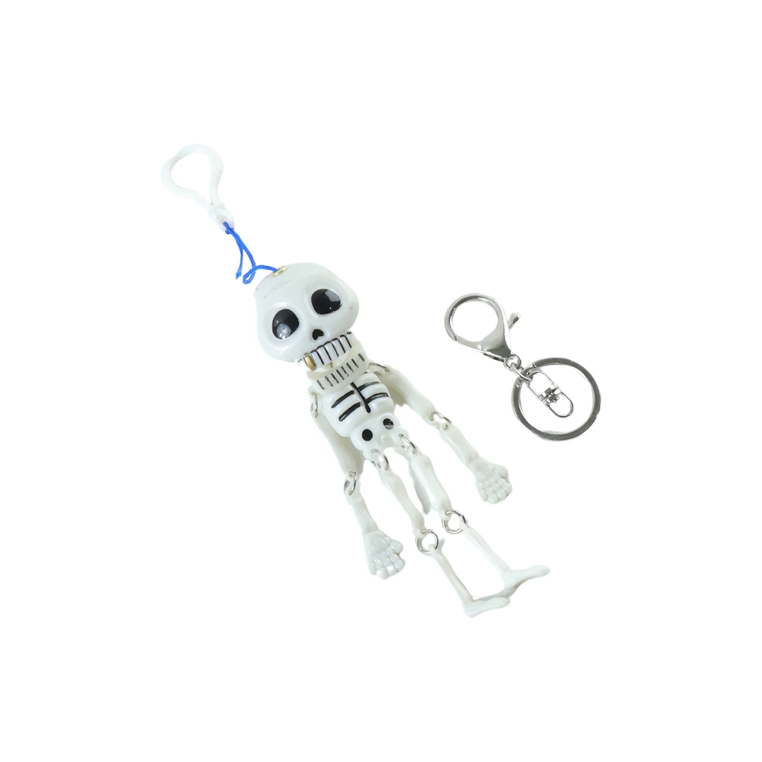Skeleton Doll Keychain with Metal Keychain Hook (2 Pc) - Image 4