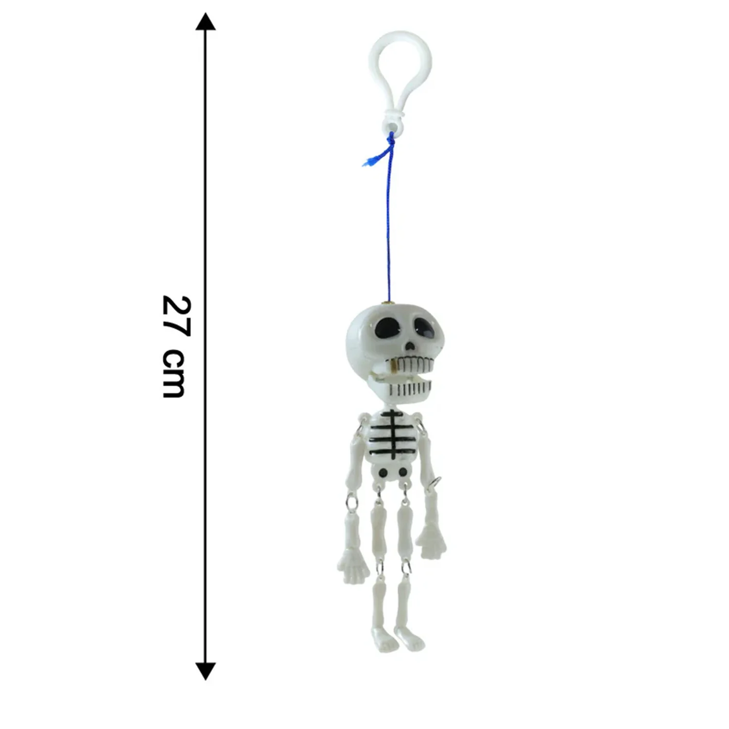 Skeleton Doll Keychain with Metal Keychain Hook (2 Pc) - Image 6
