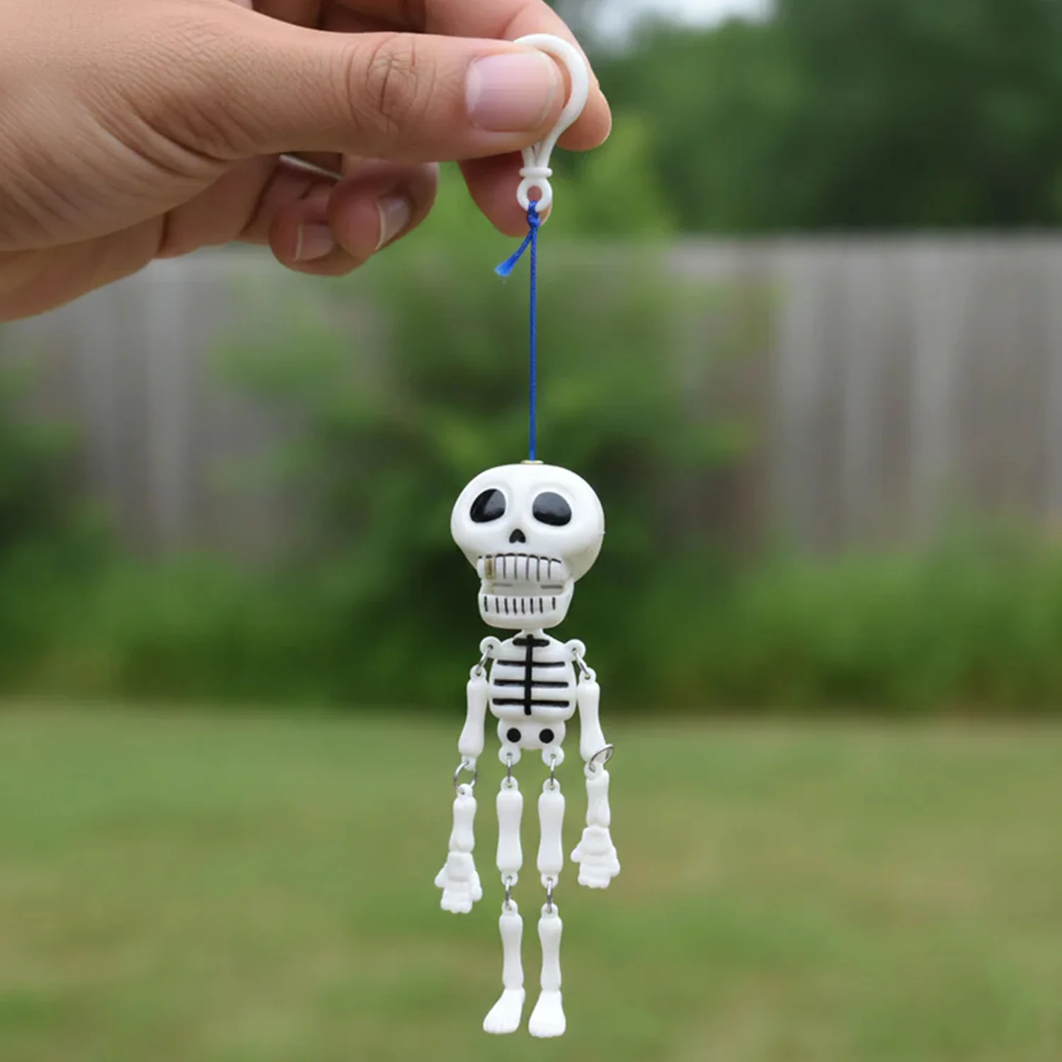 Skeleton Doll Keychain with Metal Keychain Hook (2 Pc) - Image 8