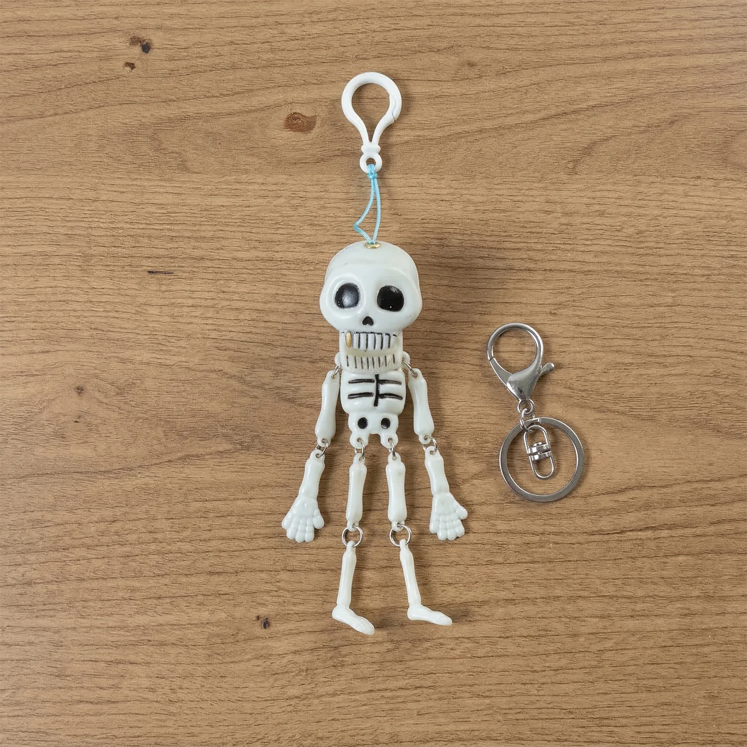 Skeleton Doll Keychain with Metal Keychain Hook (2 Pc) - Image 9