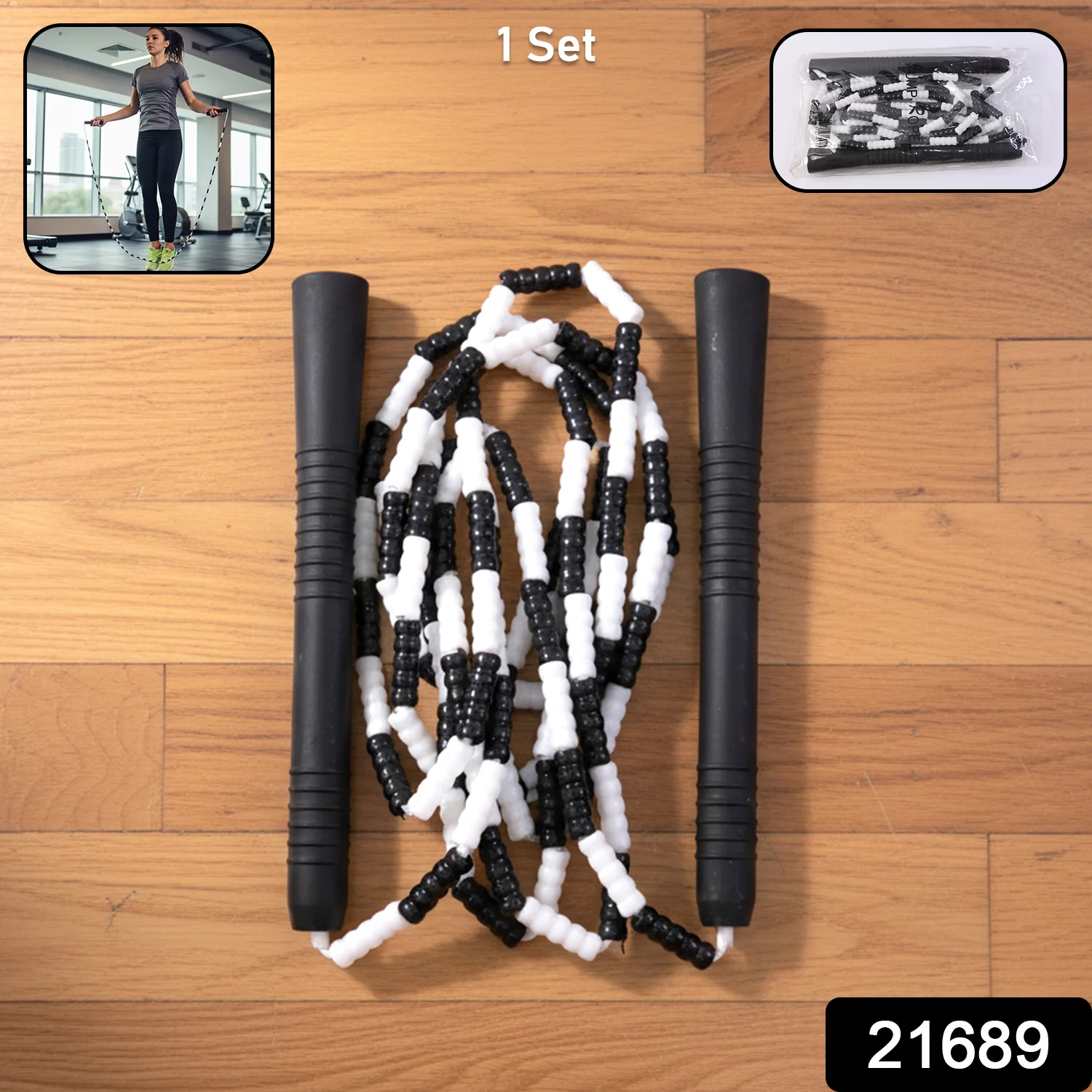 Skipping Rope for Fitness Workout (1 Set) - Image 2