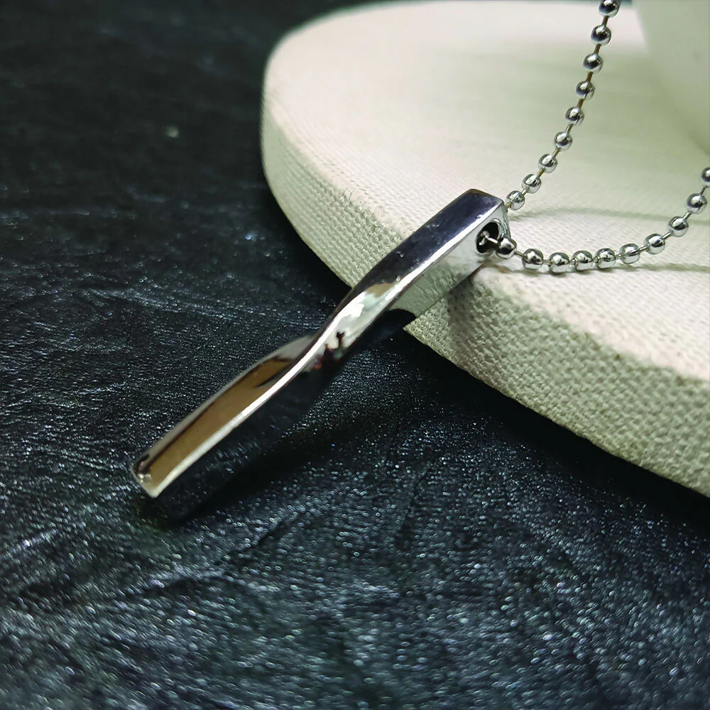 Sleek Bar Designe Chain Pendnet For mens - Image 2
