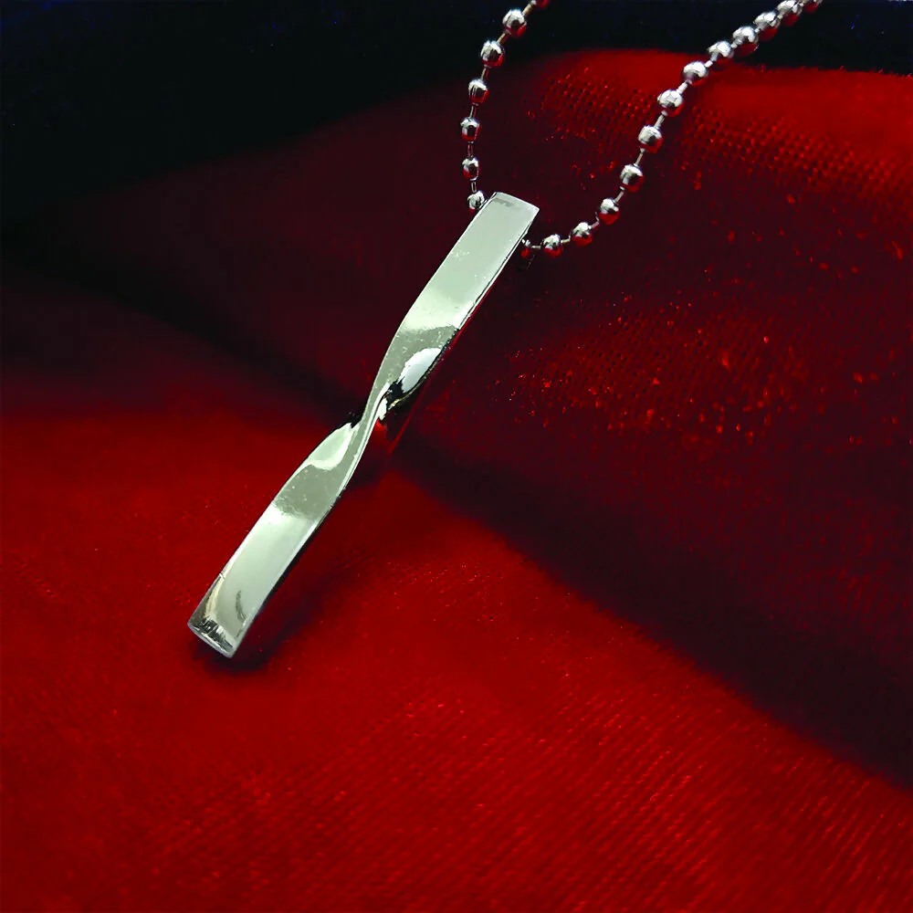 Sleek Bar Designe Chain Pendnet For mens - Image 3