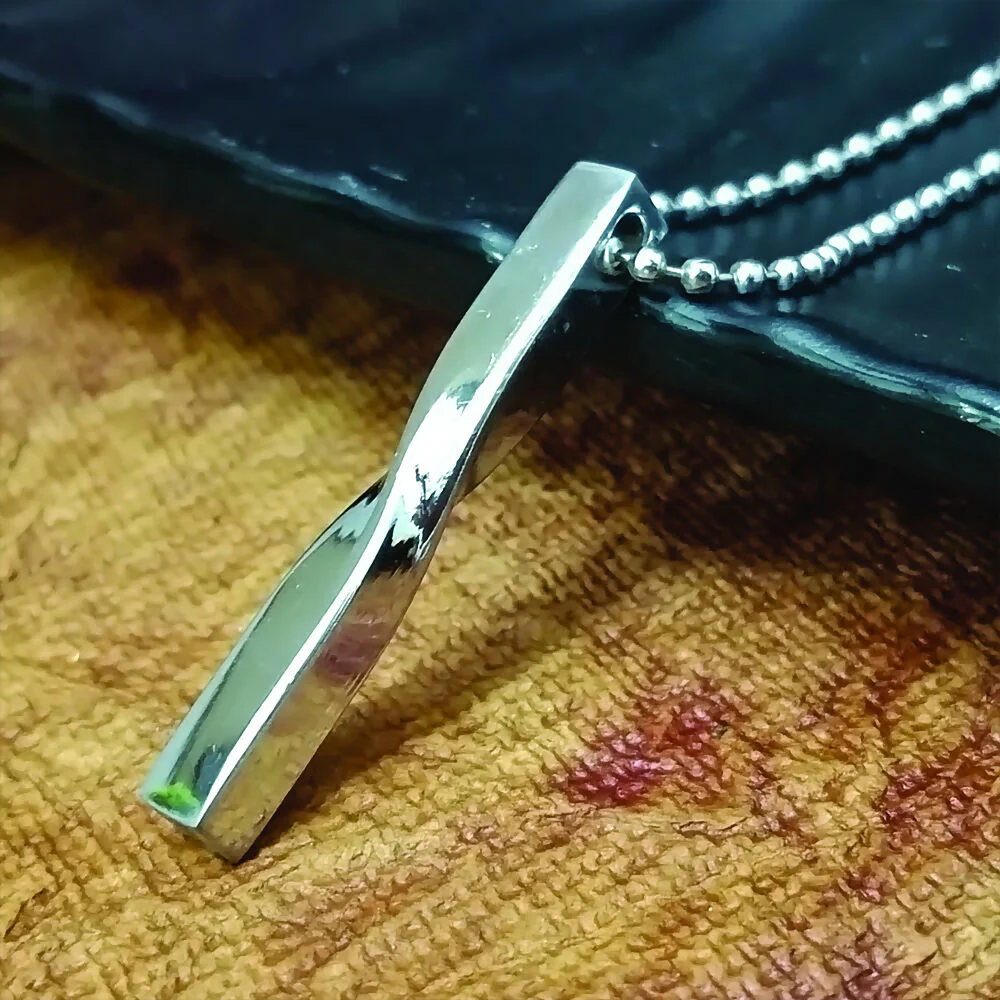 Sleek Bar Designe Chain Pendnet For mens - Image 4