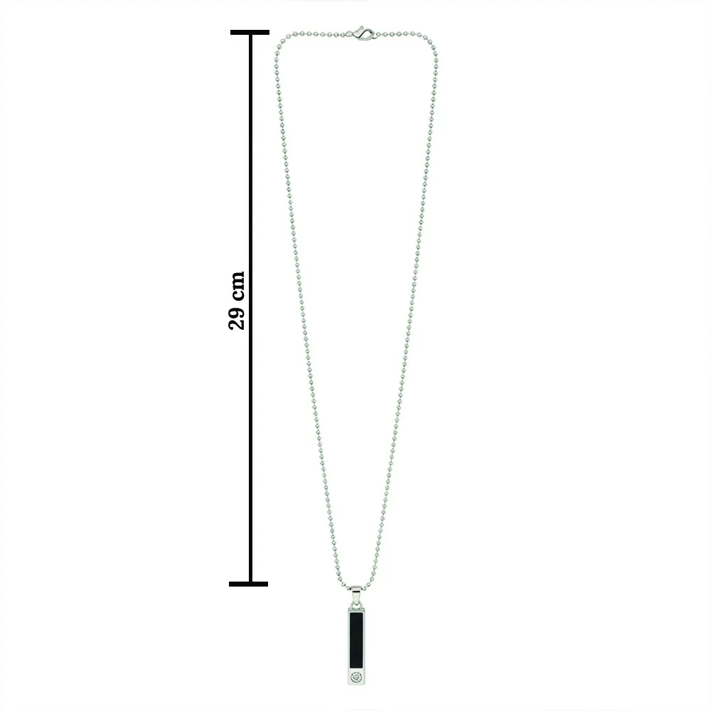 Sleek Rectangal Black Inaly Pendent For Mens - Image 6