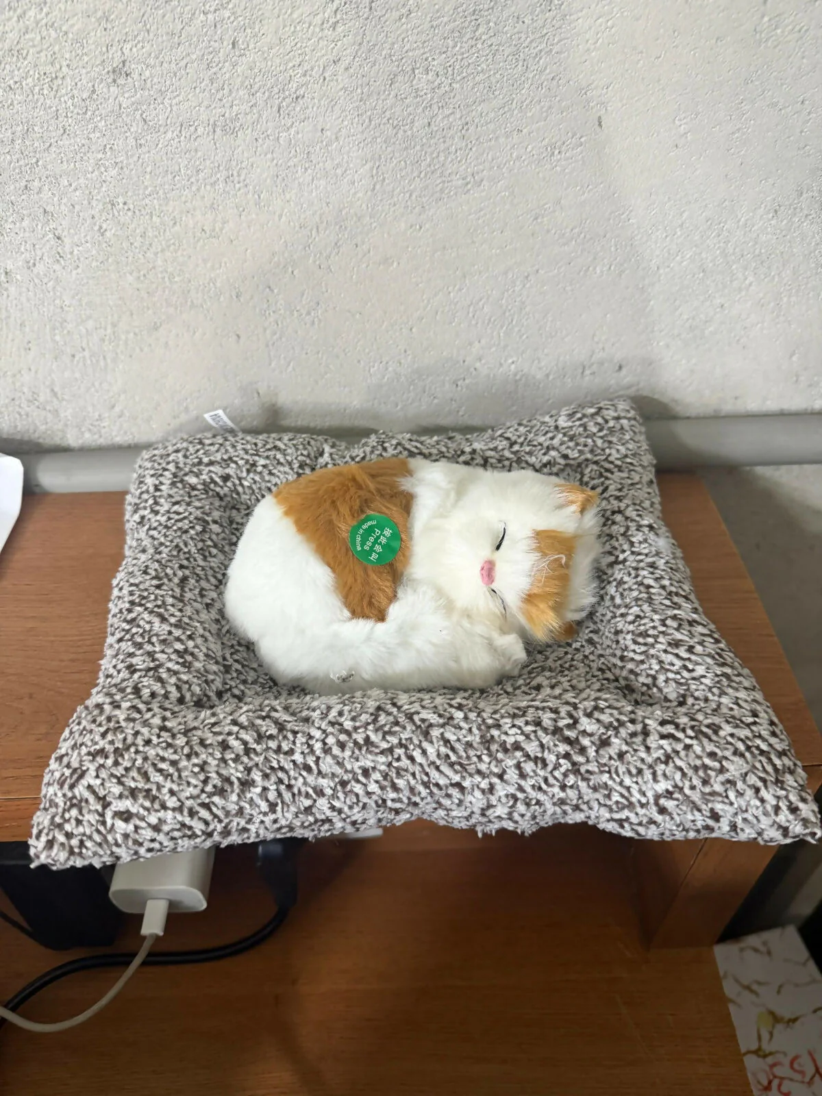 Sleeping Cat Car Dashboard Decor Soft Plush Showpiece for Auto Interior - Image 6