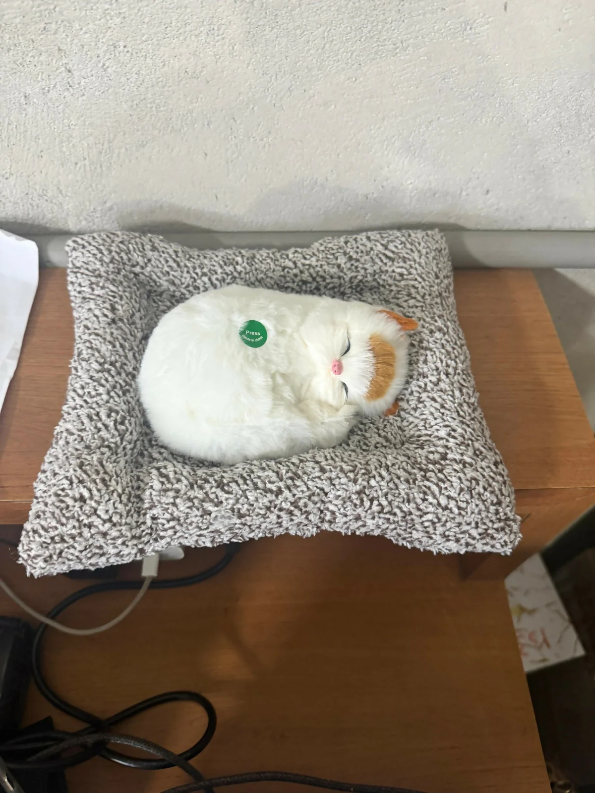 Sleeping Cat Showpiece on Soft Cushion for Home & Office Desk Decor - Image 6