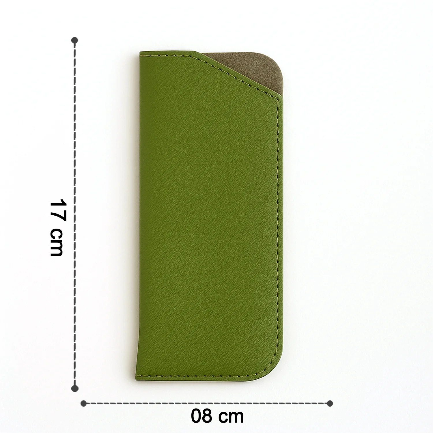 Slim PU Leather Glasses Sleeve - (1 Pc) - Image 6