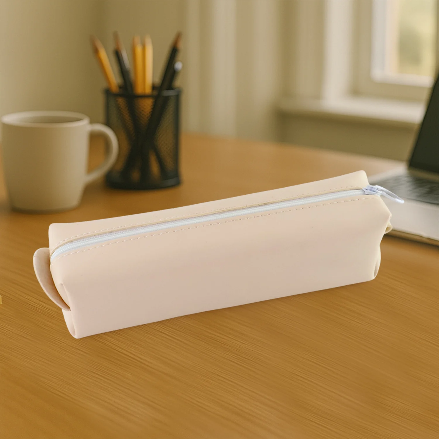 Slim PU Leather Pencil Pouch - (1 Pc) - Image 7