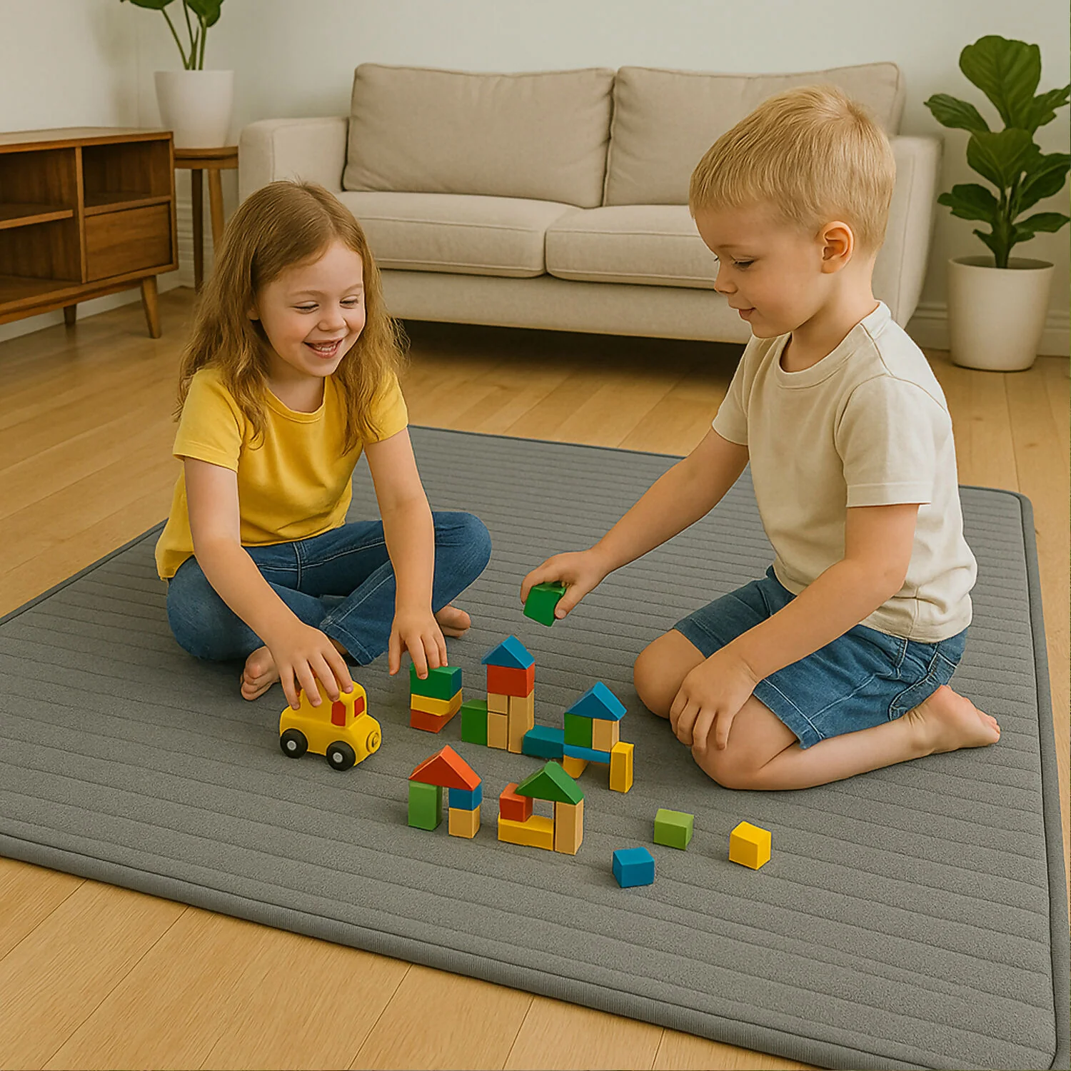Slim Jacquard Fabic Sleeping Mat, Lightweight Foldable Floor Mat for Yoga, Picnic, Travel & Indoor Use (72x36cm/1 Inch) - Image 3