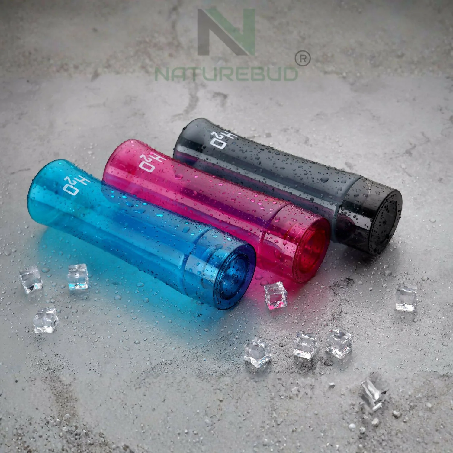 Slimy Round pet water bottle 3 pcs set - Image 2