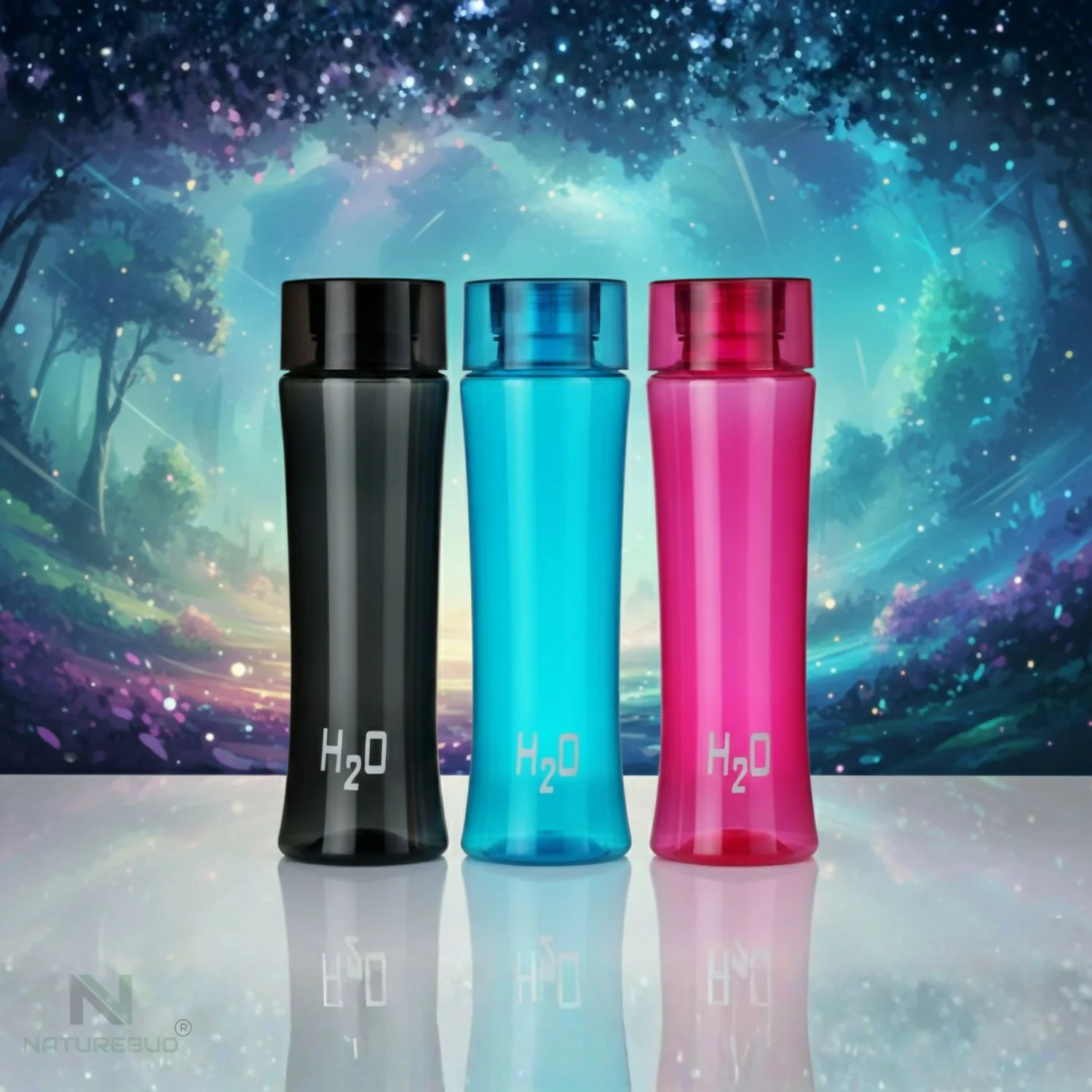 Slimy Round pet water bottle 3 pcs set - Image 4