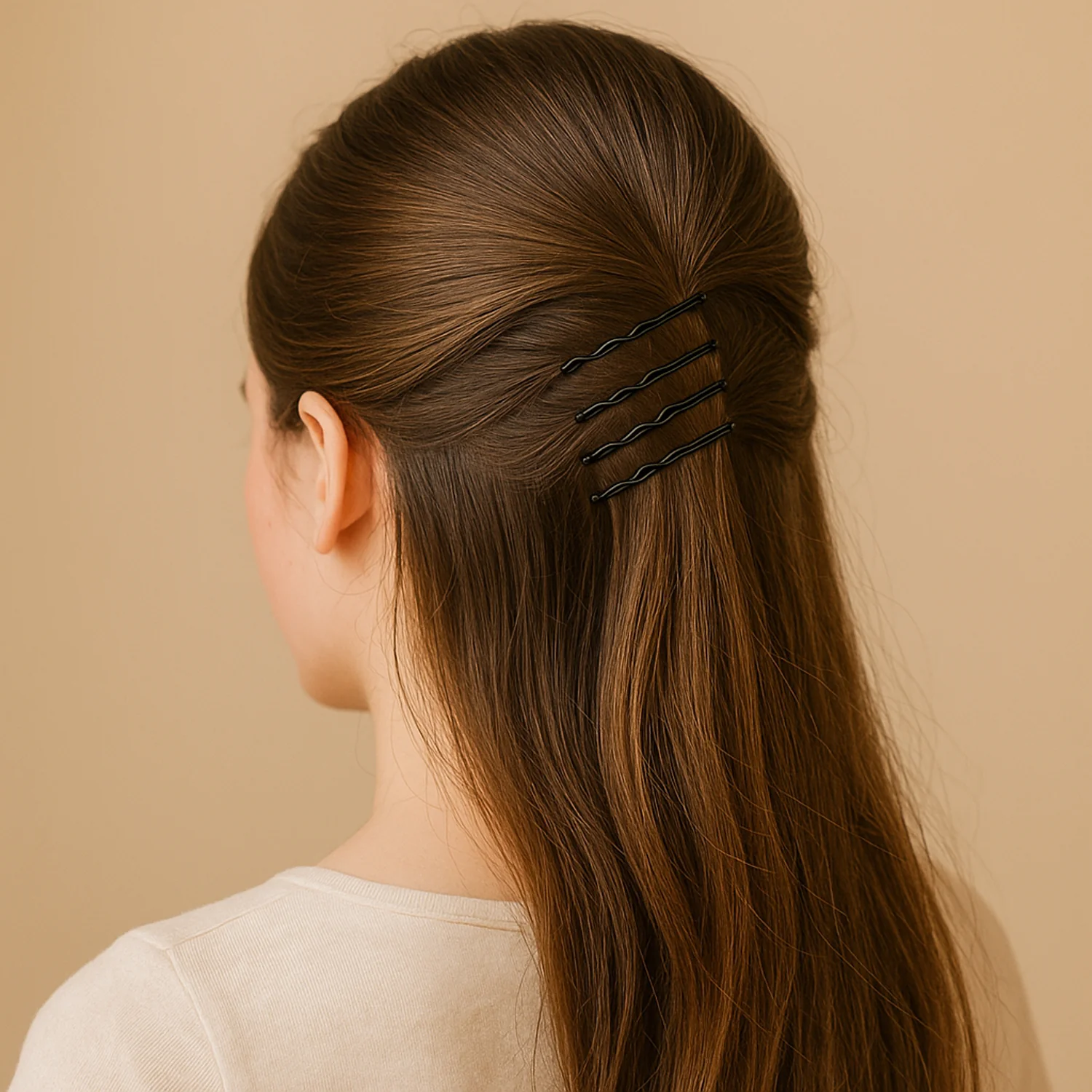 Small Black Hair Bobby Pins (36 Pc) - Image 4