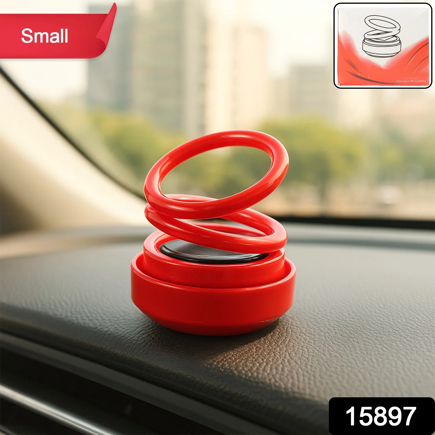 Small Solar Car Aroma Air Freshener (1 Pc) - Image 2