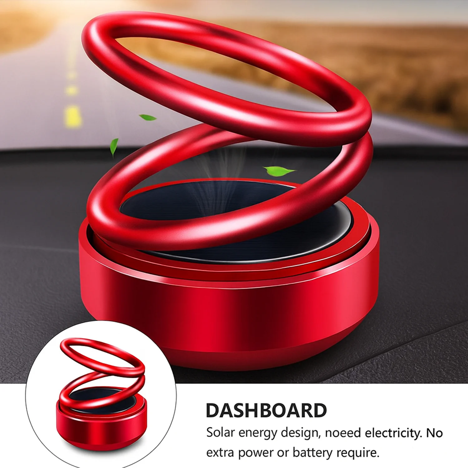 Small Solar Car Aroma Air Freshener (1 Pc) - Image 6