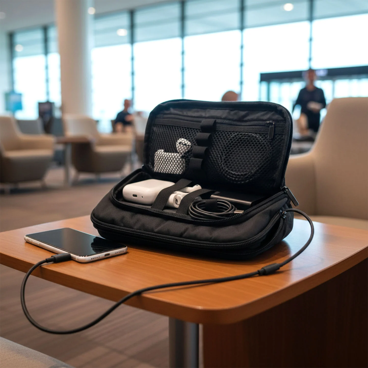 Small Electronics Accessories Organizer Pouch (1 Pc) - Image 4