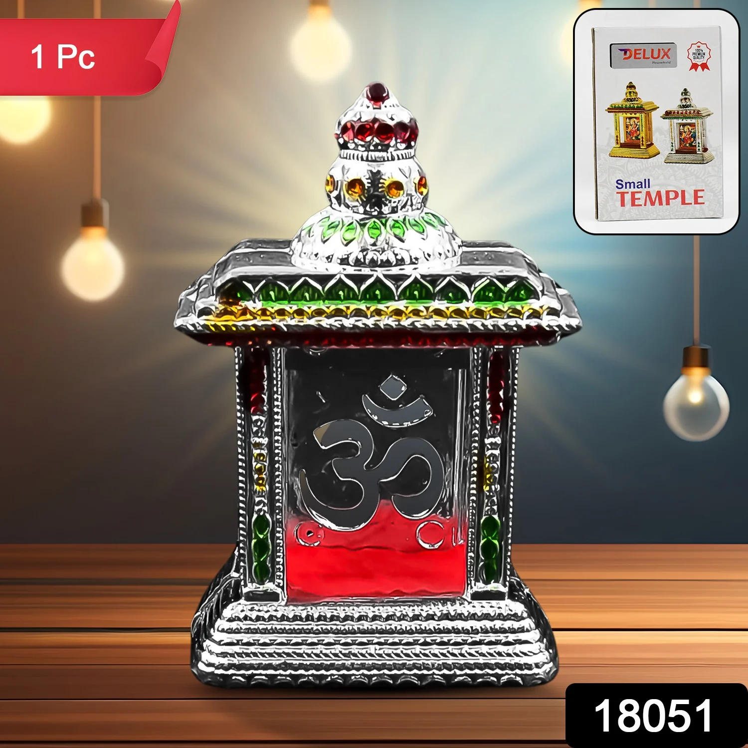 Adhesive Small Om Temple, Car Dashboard Temple (1 Pc) - Image 2