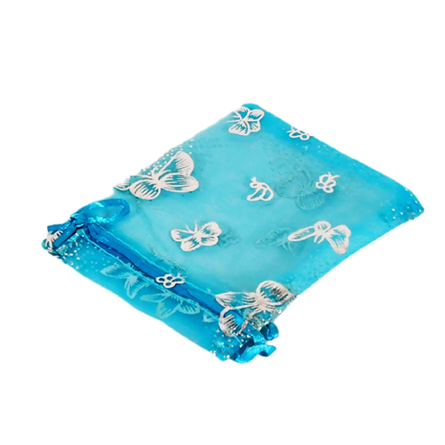 Organza Return Gift Bags Small Mesh Bags Drawstring Gift Bags Christmas Drawstring Organza Gift Bags, Wedding Party Festival Gift Bags, Jewellery Packing Pouch Dry Fruit Pouch 10×12 Cm (100 Pcs Set) - Image 4