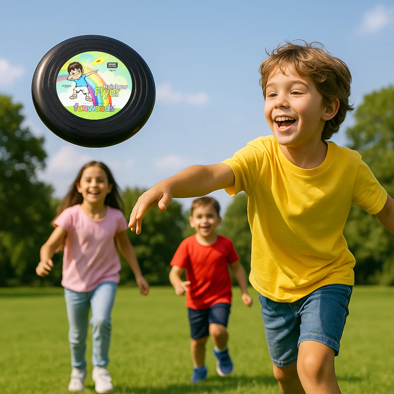 Funwoods Small Outdoor Flying Disc Throw & Catch Game Toy (1 Pc) - Image 3