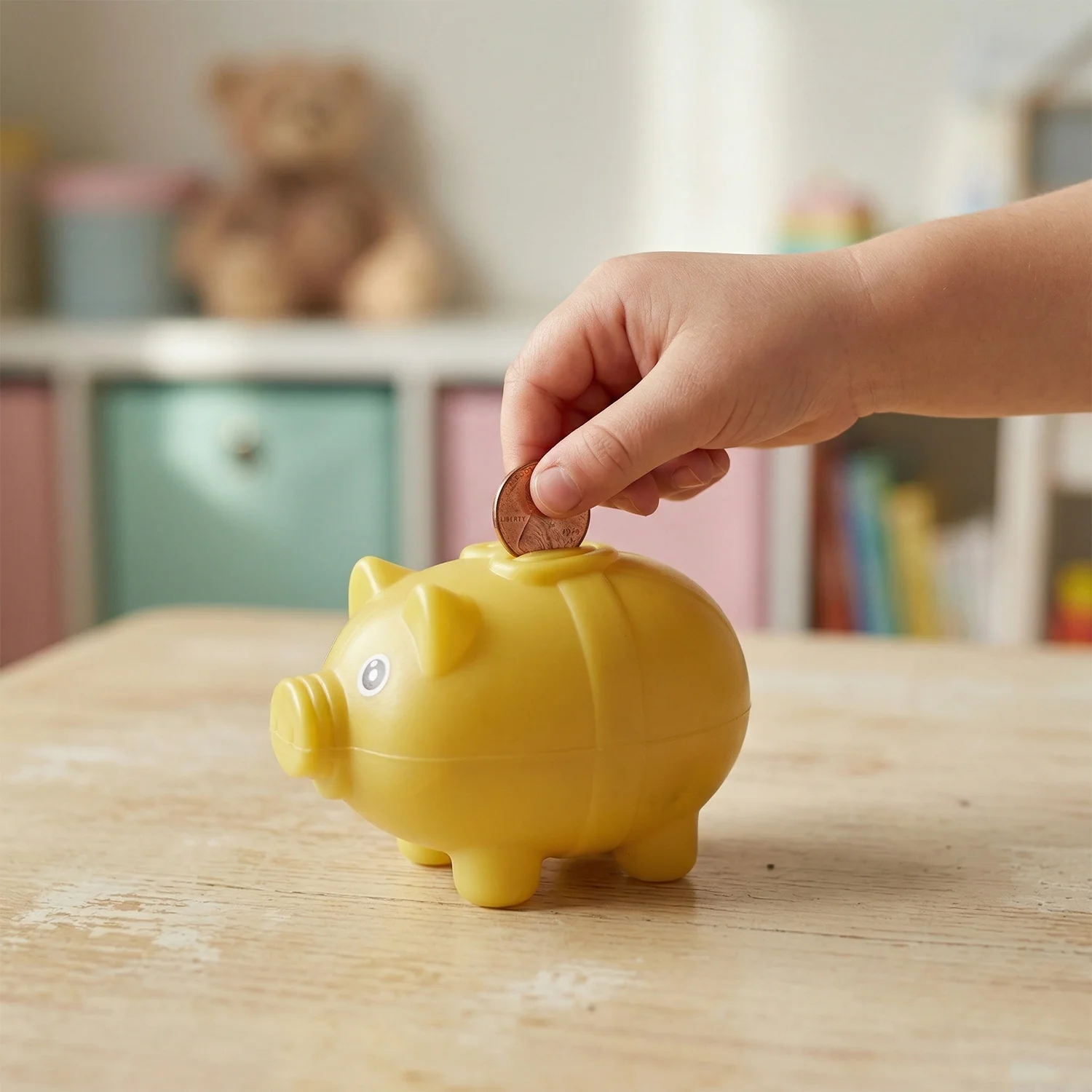 Small Piggy Money Bank Coin Saving Box (1 Pc) - Image 5