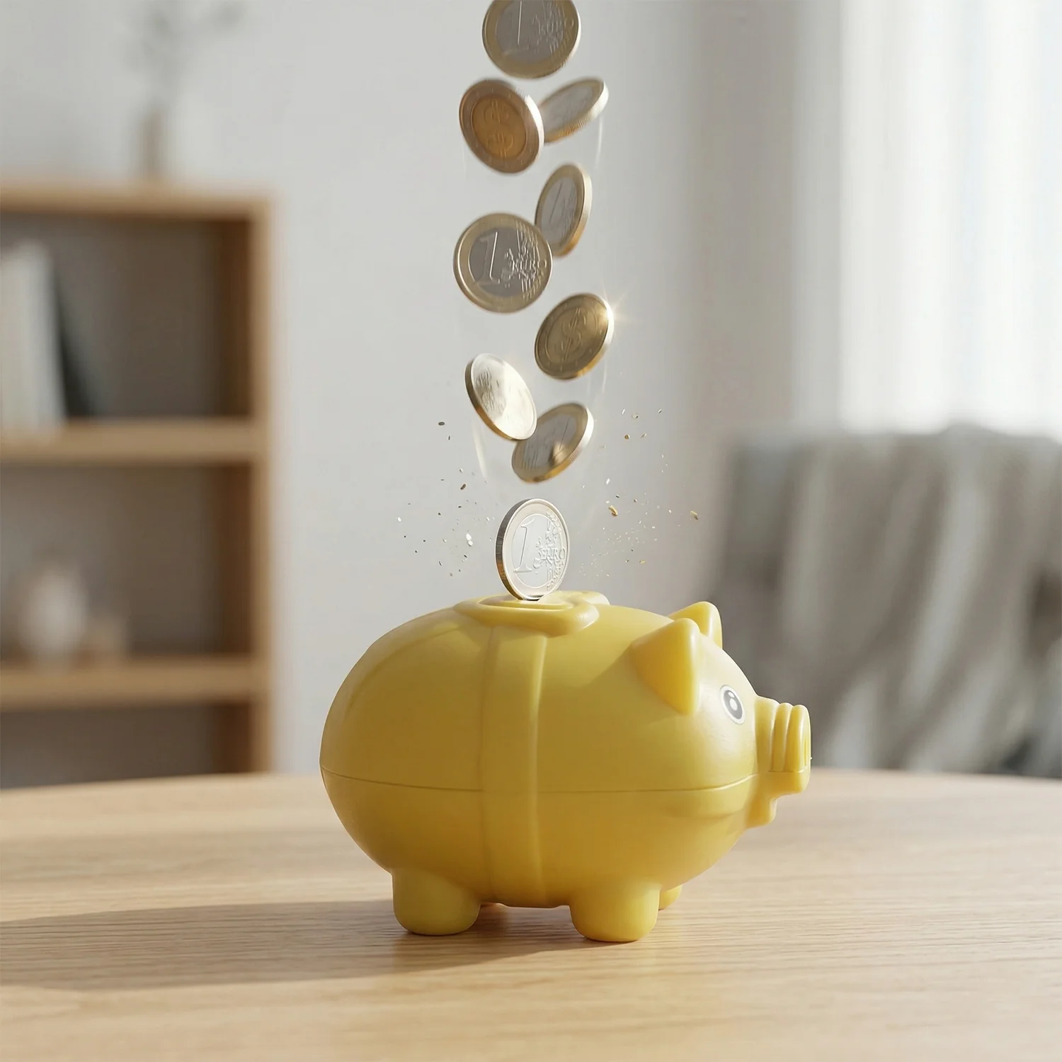 Small Piggy Money Bank Coin Saving Box (1 Pc) - Image 7