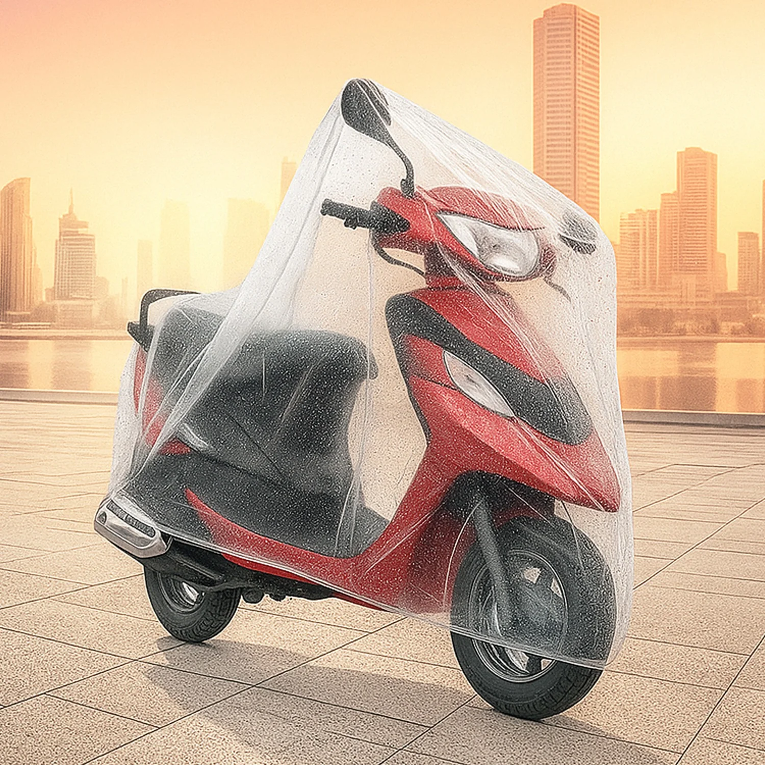 Small Plastic Activa Cover (1 Pc / 220 Cm Long Adjustable) - Image 4