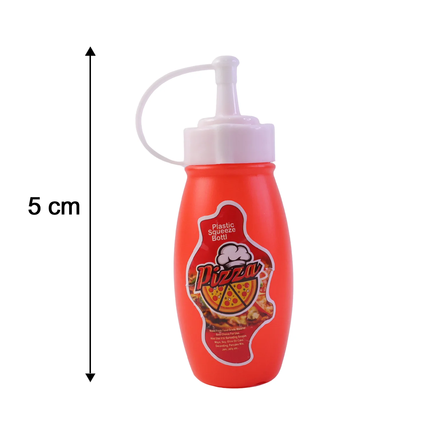 Small Plastic Squeeze Sauce Bottle for Pizza Ketchup Mayonnaise Dispensing (1 Pc) - Image 8