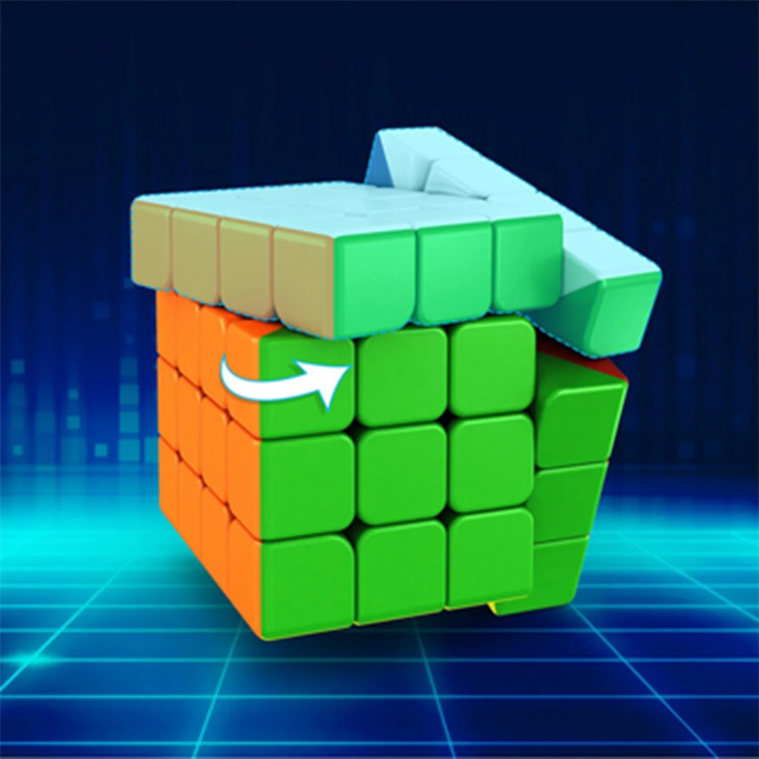 Small 4×4×4 High Speed Stickerless Magic Cube Puzzle Toy for Kids and Adults - Image 5